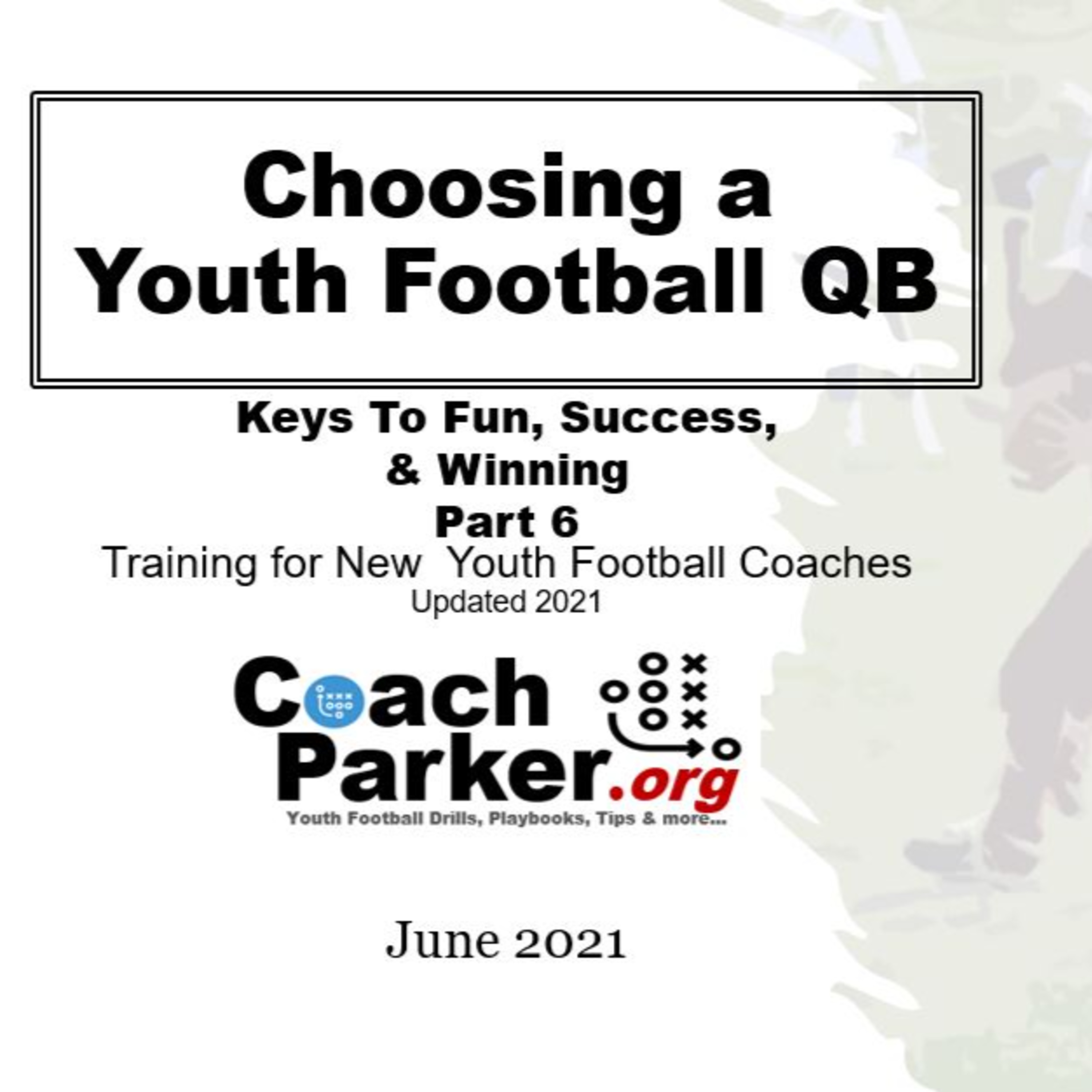 Coach Parker\'s Coaching Youth Football Tips and Talk Podcast