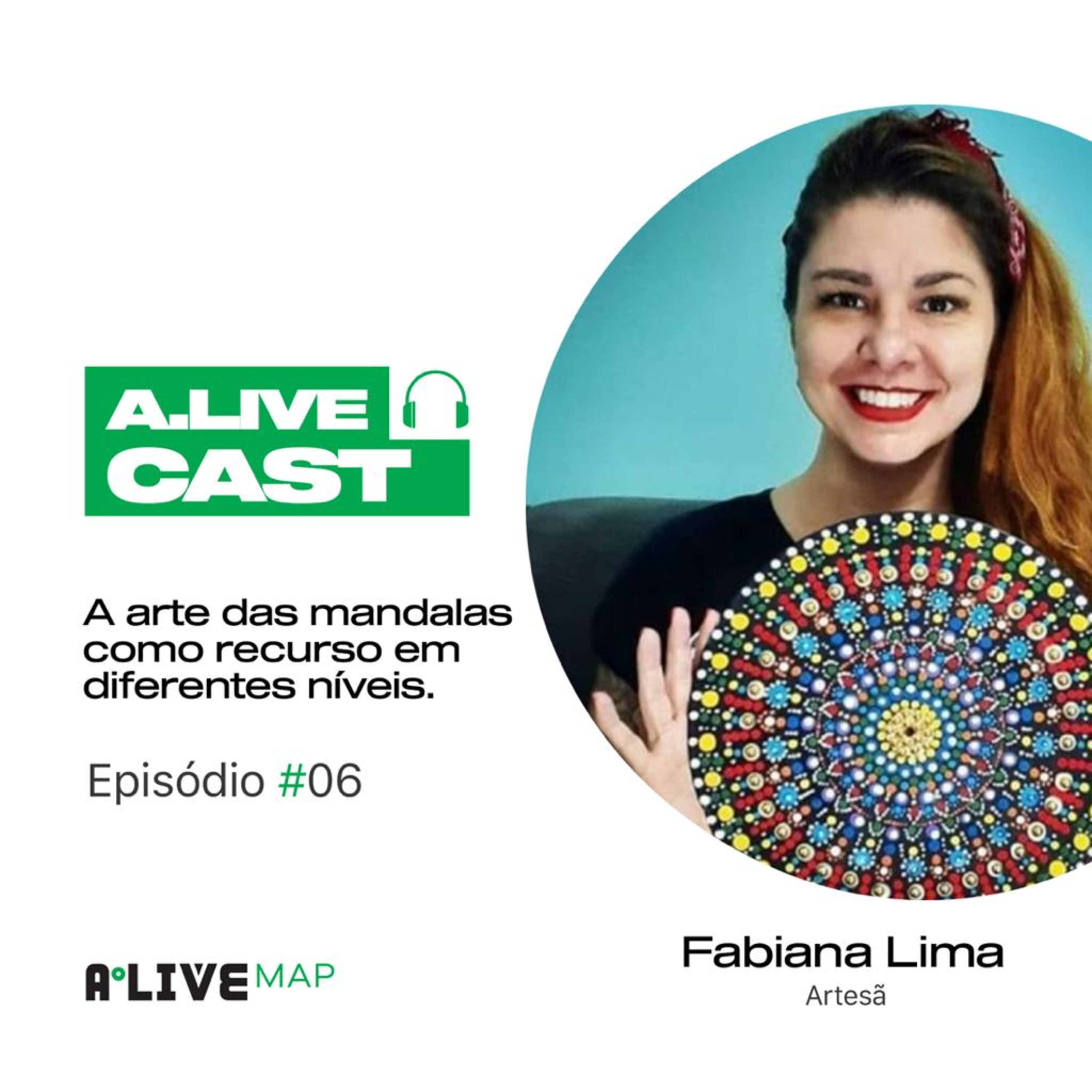 A arte das mandalas como recurso em diferentes níveis com Fabiana Lima episode artwork