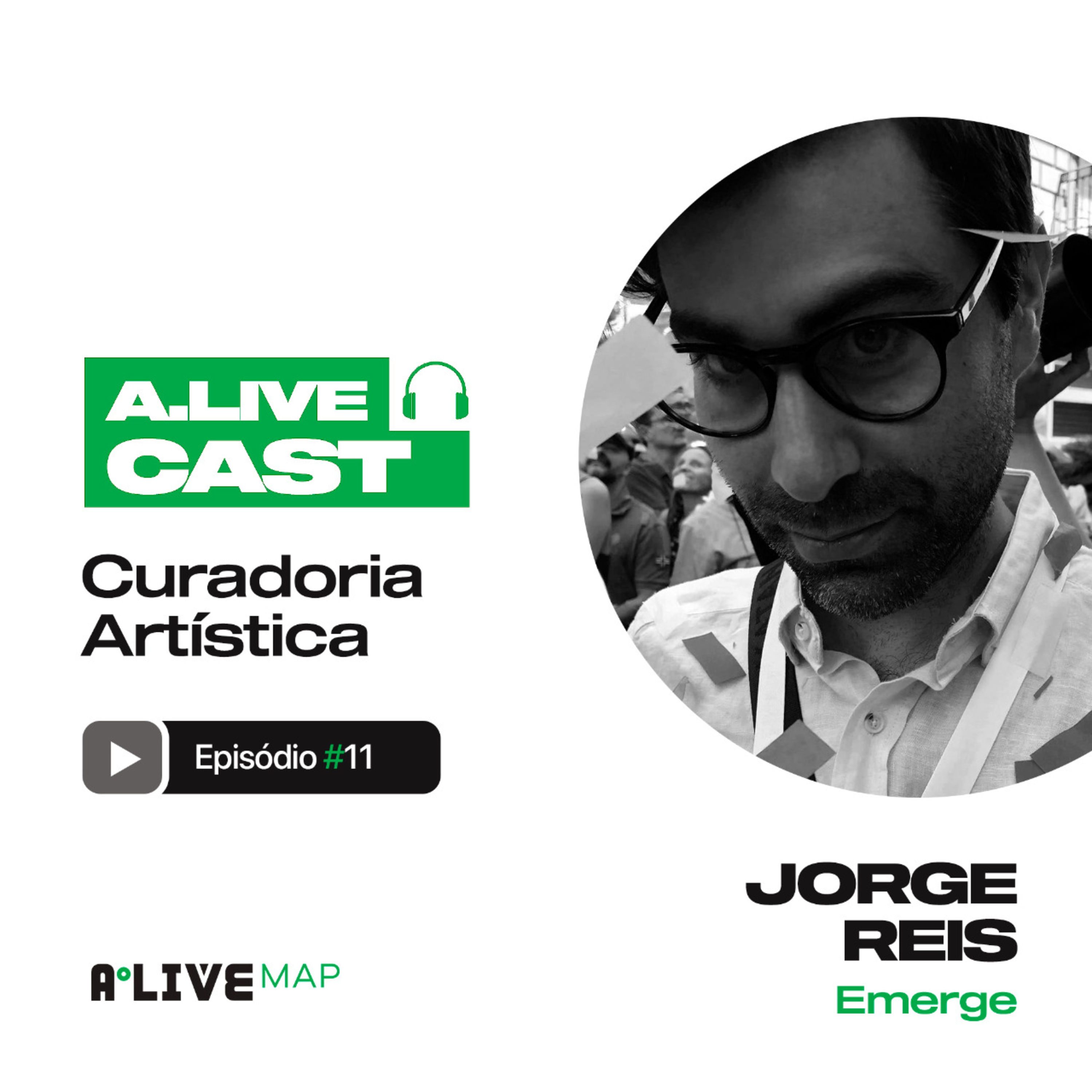 Curadoria artística com o fundador da Emerge Jorge Reis.  episode artwork