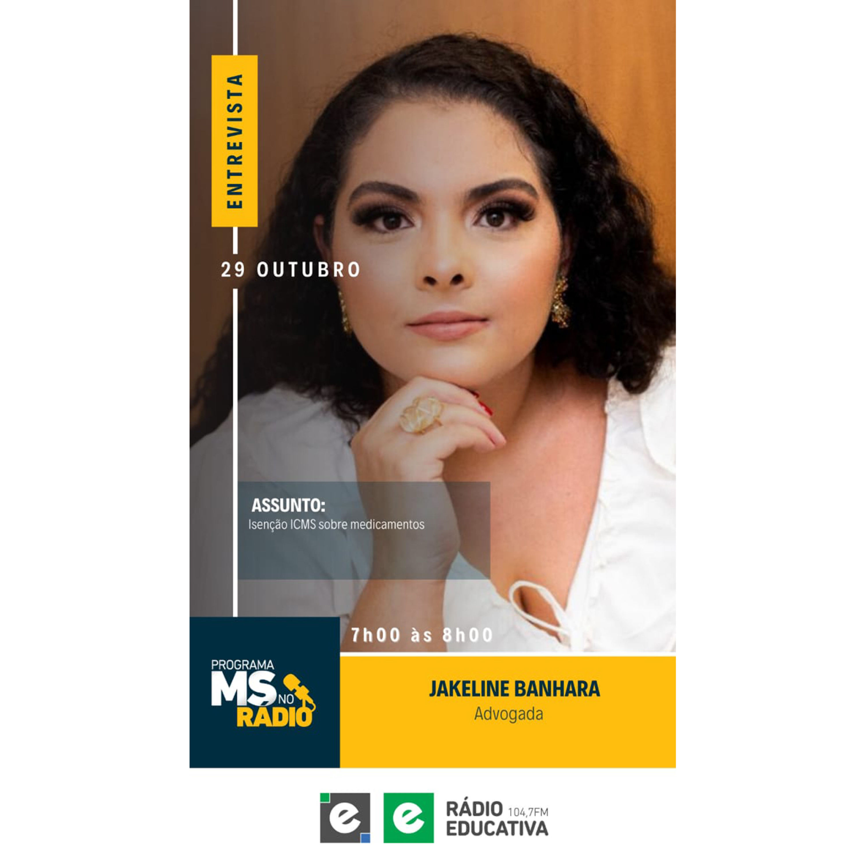 MS no Rádio entrevista a advogada Jakeline Banhara episode artwork
