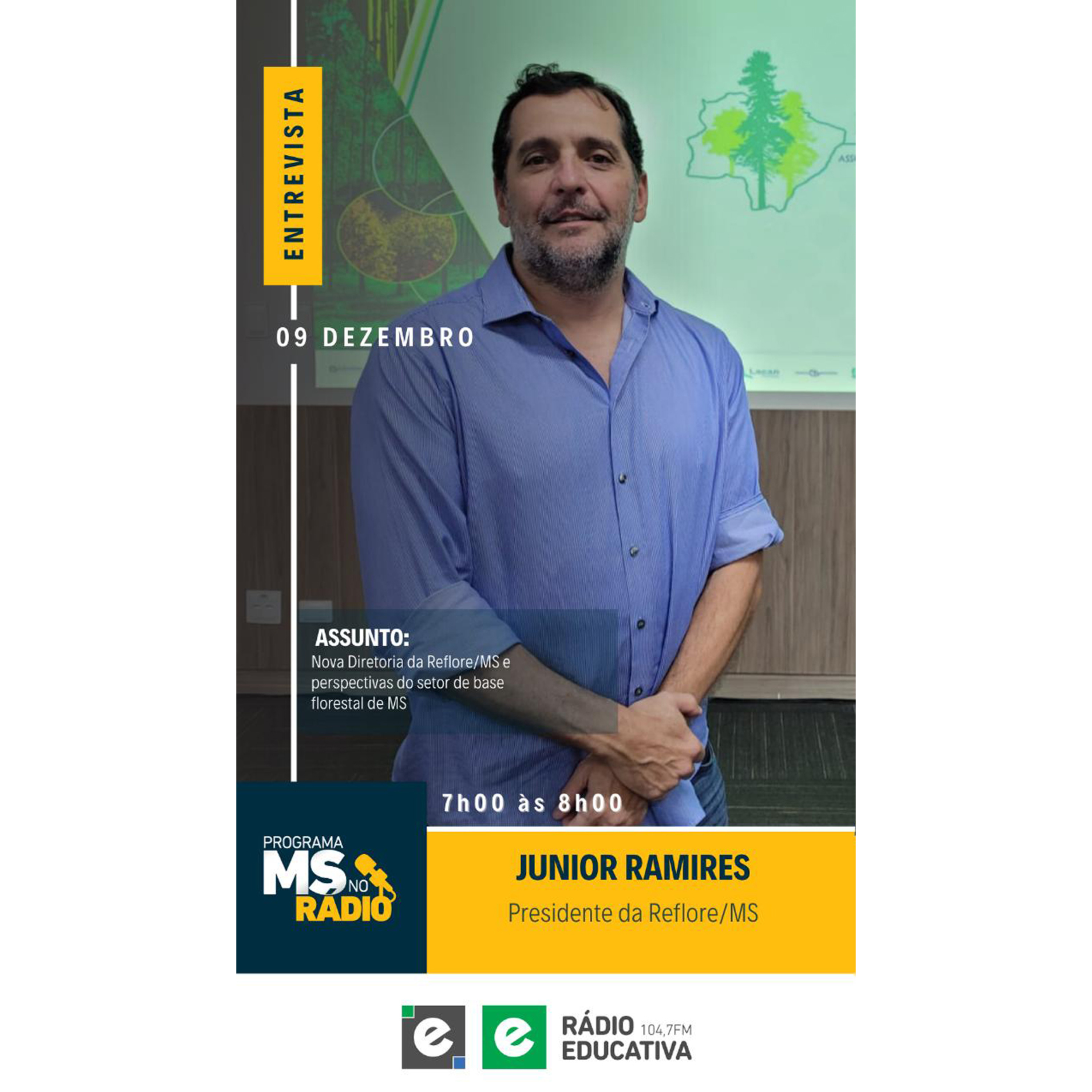 MS no Rádio entrevista o presidente da Reflore/MS Junior Ramires episode artwork