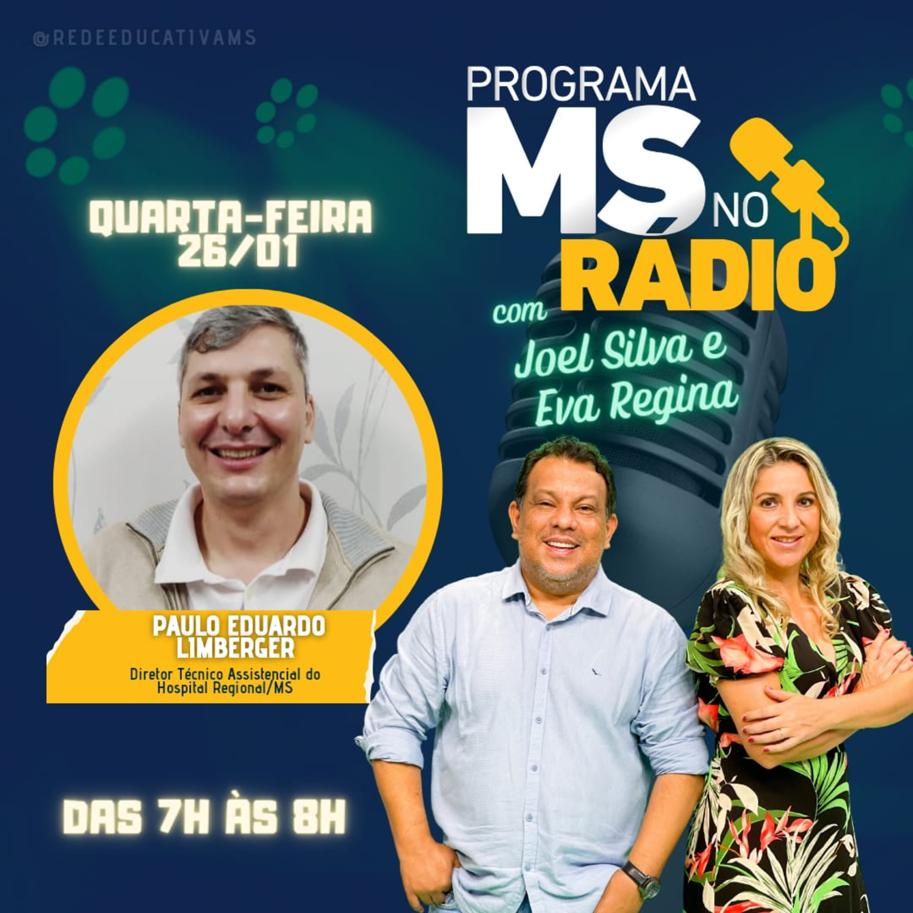 MS no Rádio entrevista o Diretor Técnico Assistencial do Hospital Regional de MS Paulo Eduardo Limberger episode artwork