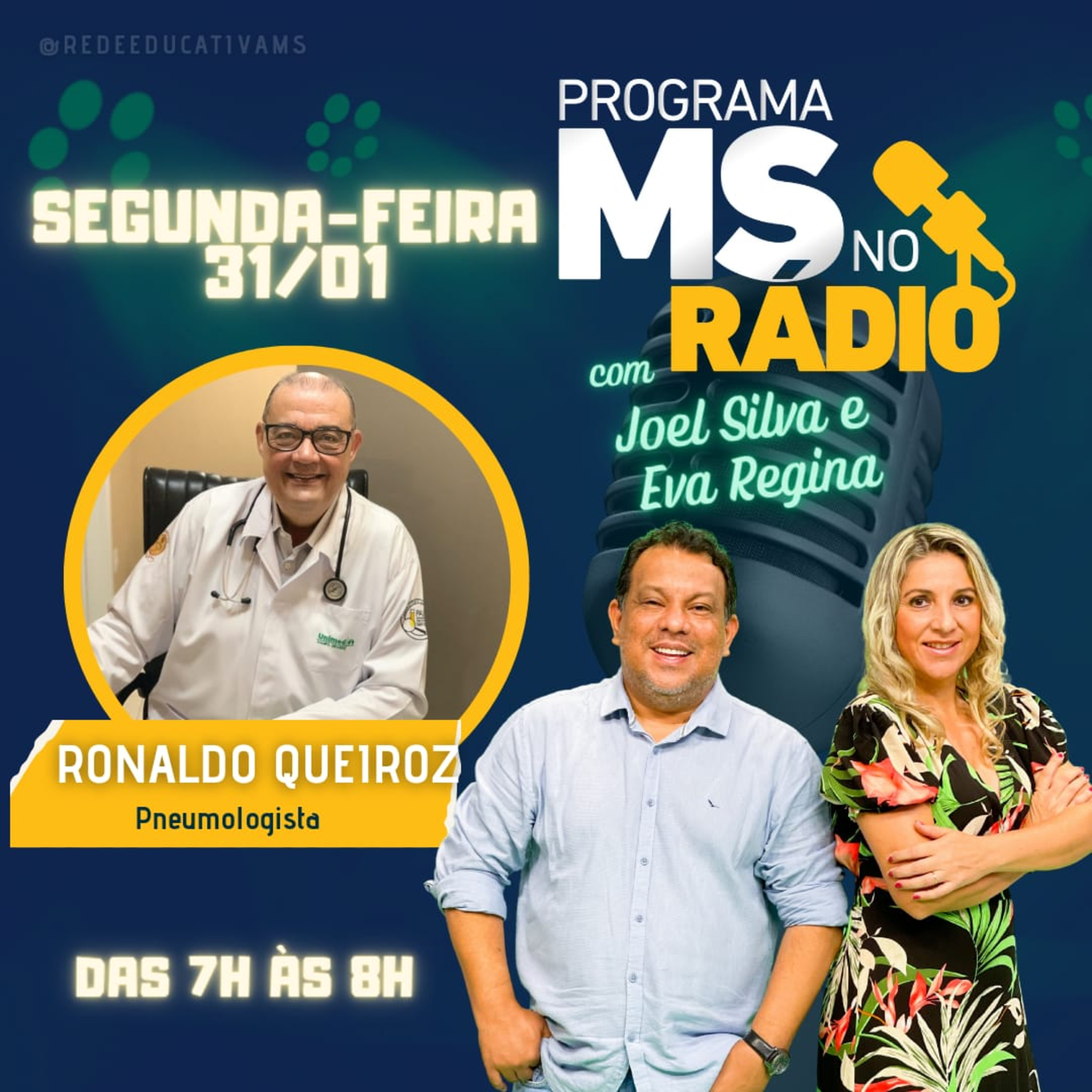 MS no Rádio entrevista o pneumologista Ronaldo Queiroz episode artwork