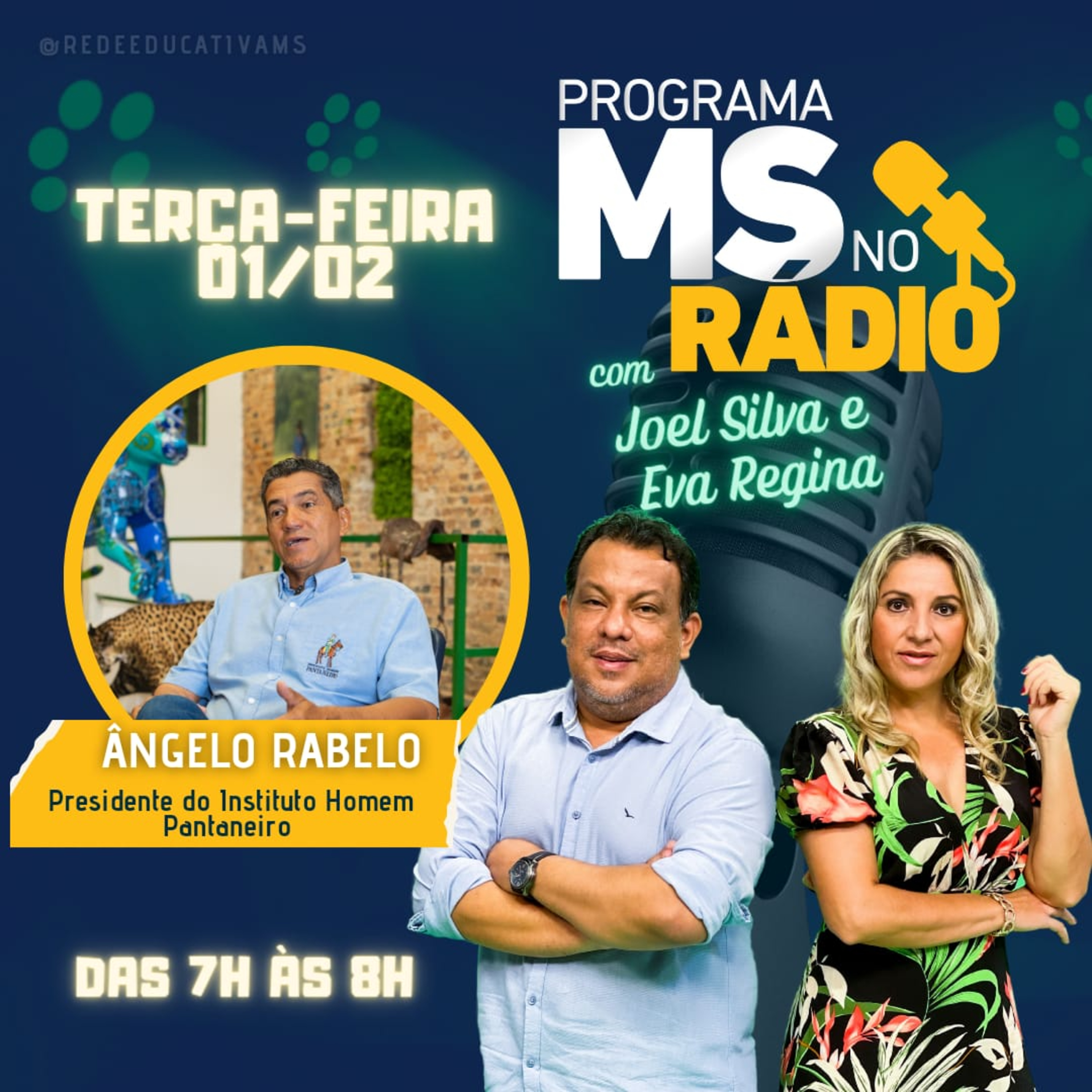 MS no Rádio entrevista o Presidente do Instituto Homem Pantaneiro Ângelo Rabelo episode artwork