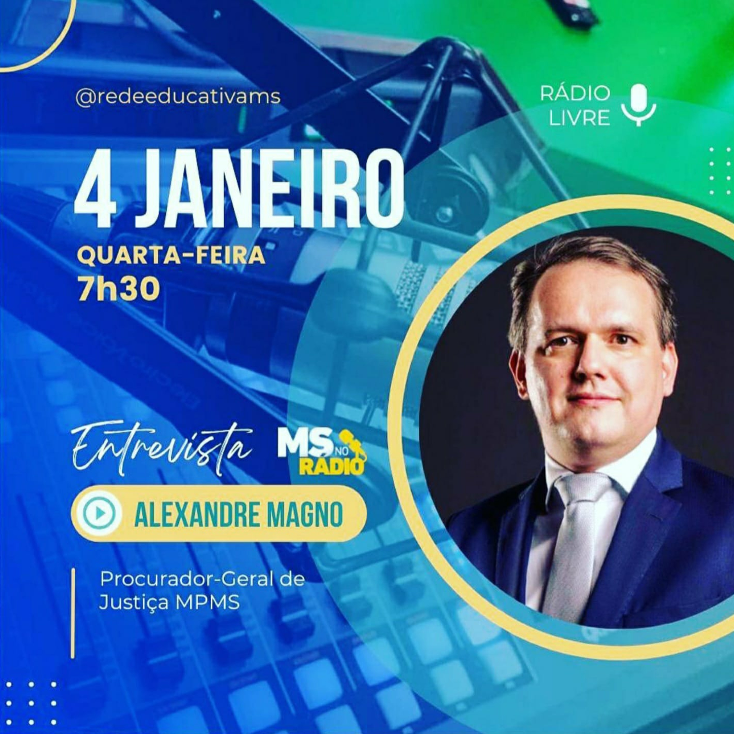 Rádio Livre entrevista o Procurador Geral de Justiça do MPMS Alexandre Magno episode artwork