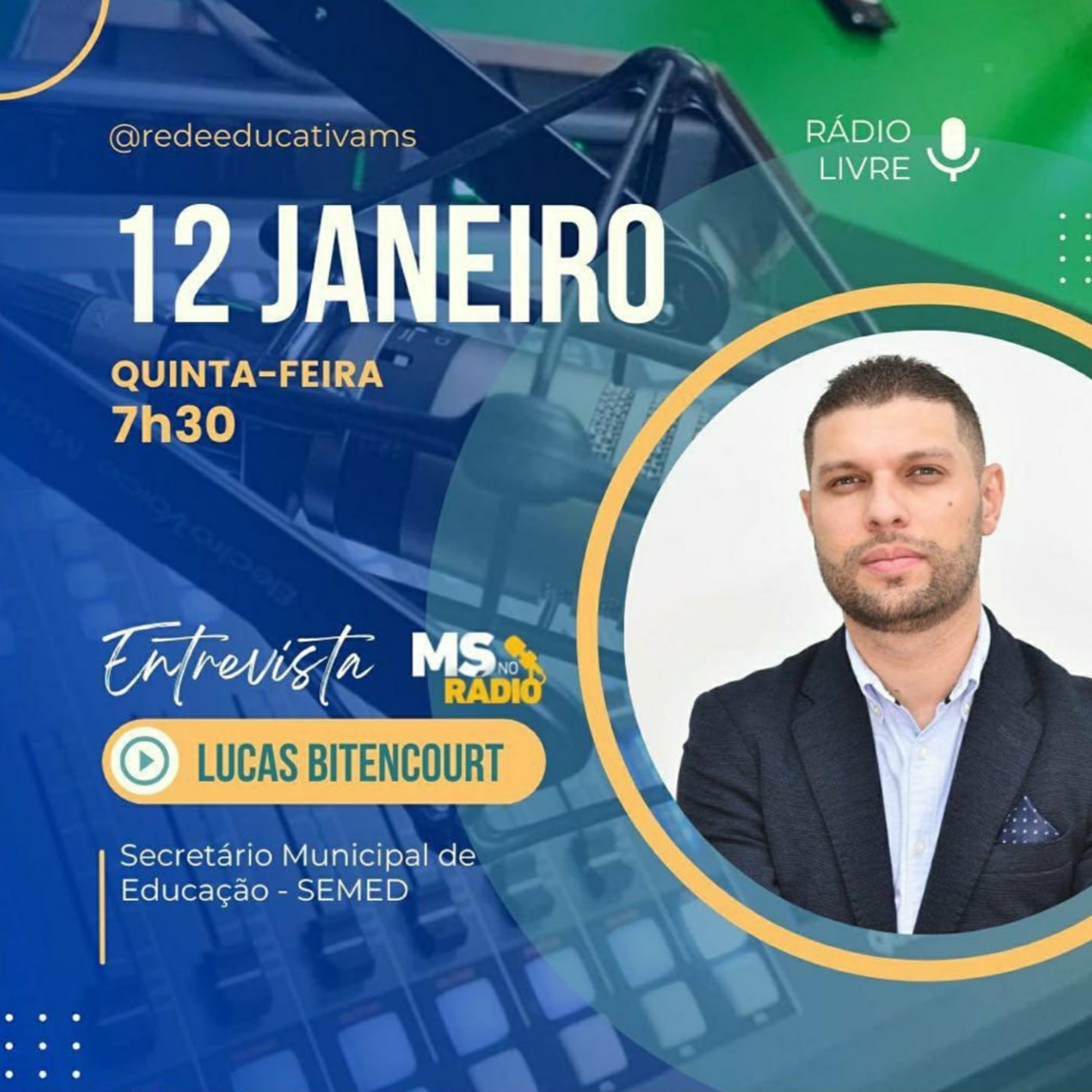 Rádio Livre entrevista o Secretário Municipal de Educação Lucas Bitencourt episode artwork