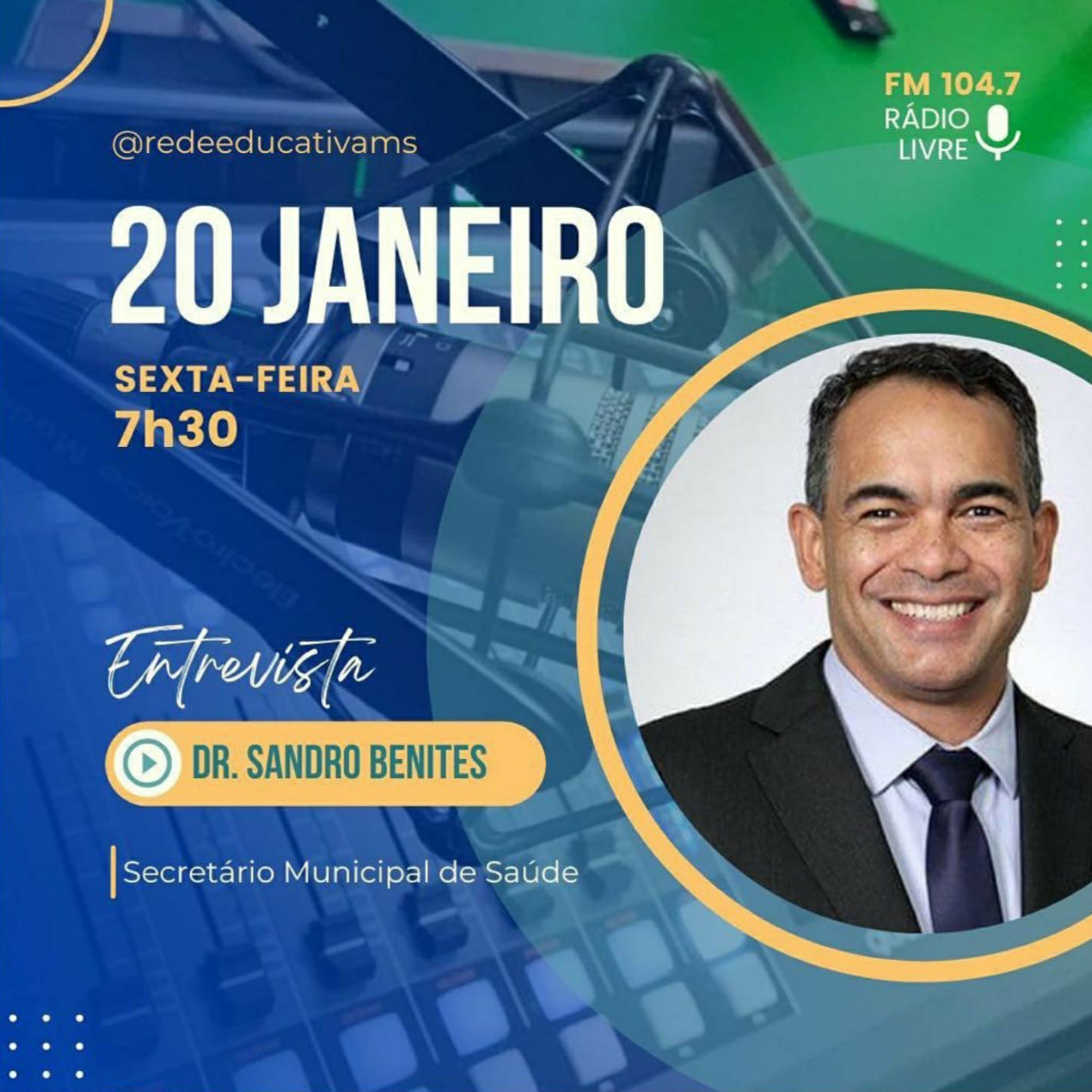 Rádio Livre entrevista o Secretário Municipal de Saúde Sandro Benites episode artwork