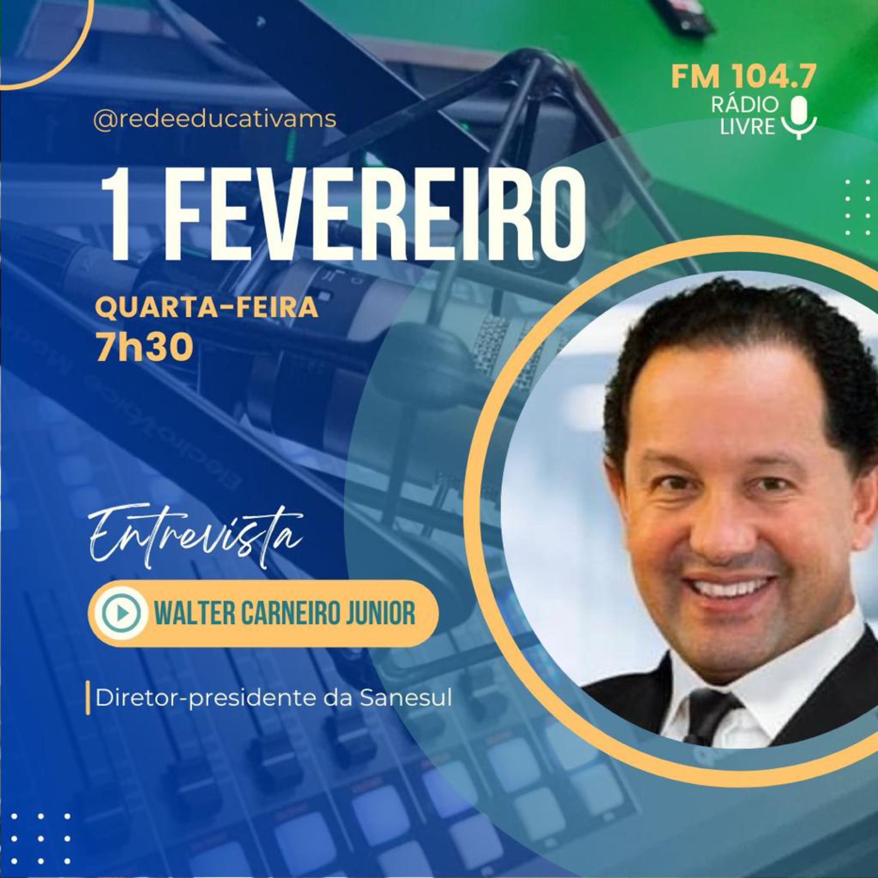 Rádio Livre entrevista o Diretor Presidente da Sanesul Walter Carneiro episode artwork