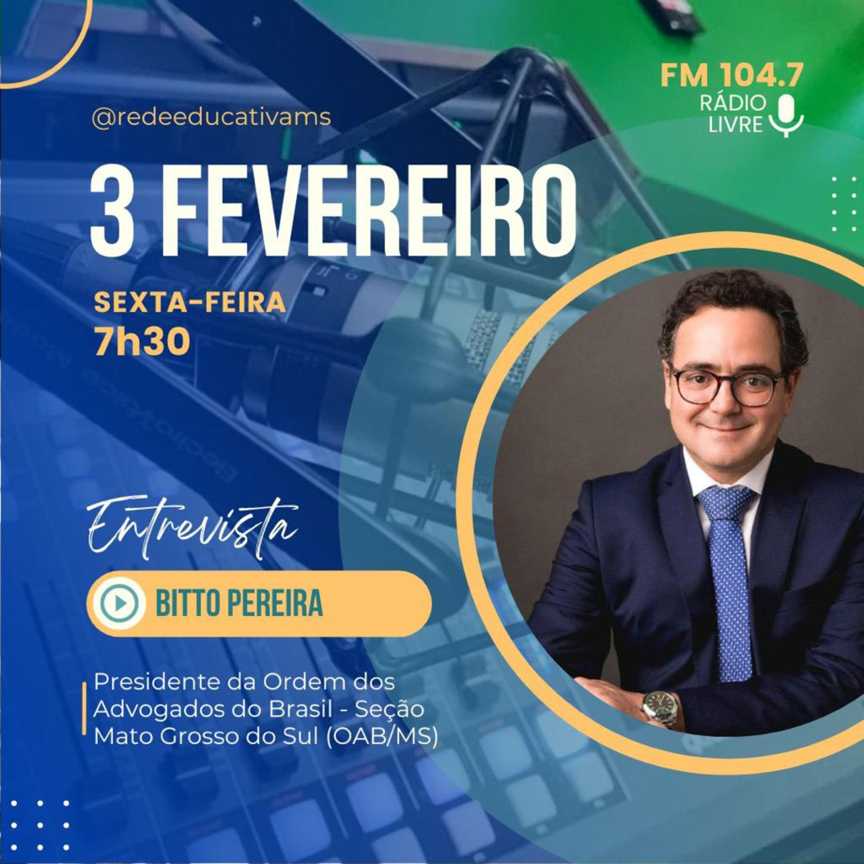 Rádio Livre entrevista o Presidente da OAB/MS Bitto Pereira episode artwork