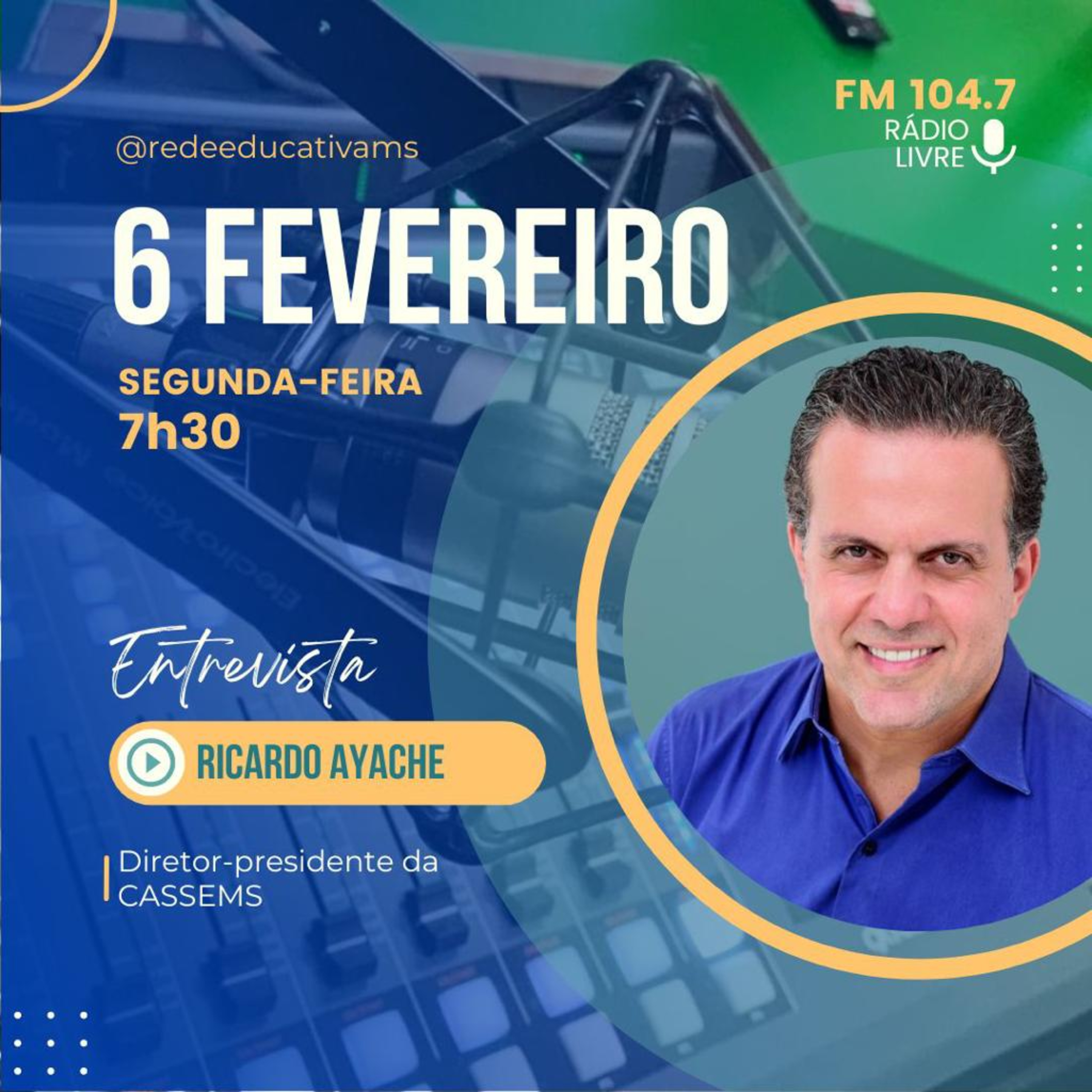 Rádio Livre entrevista o Diretor Presidente da CASSEMS Ricardo Ayache episode artwork