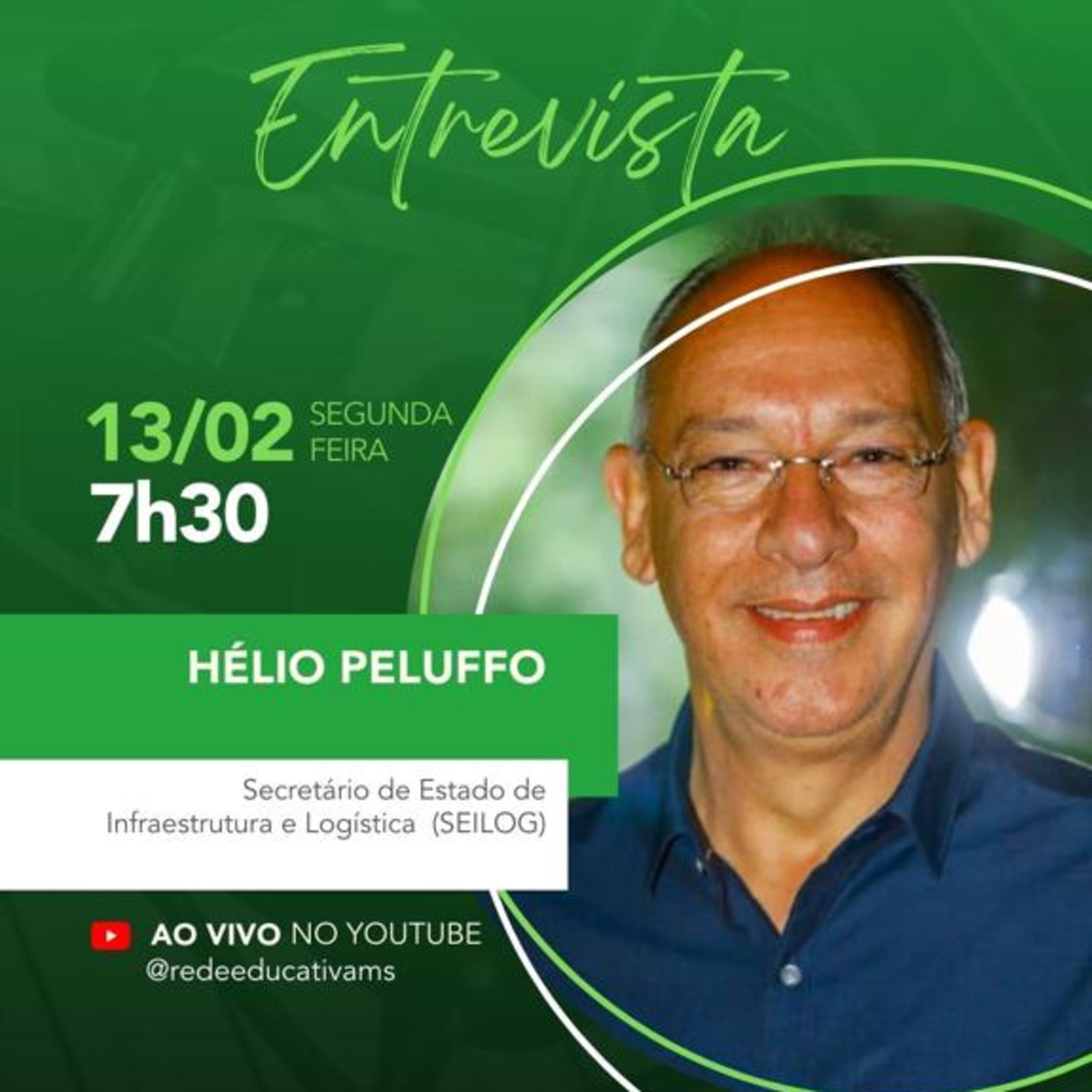 Rádio Livre entrevista o Secretário de Estado de Infraestrutura e Logística do Mato Grosso do Sul Hélio Peluffo episode artwork