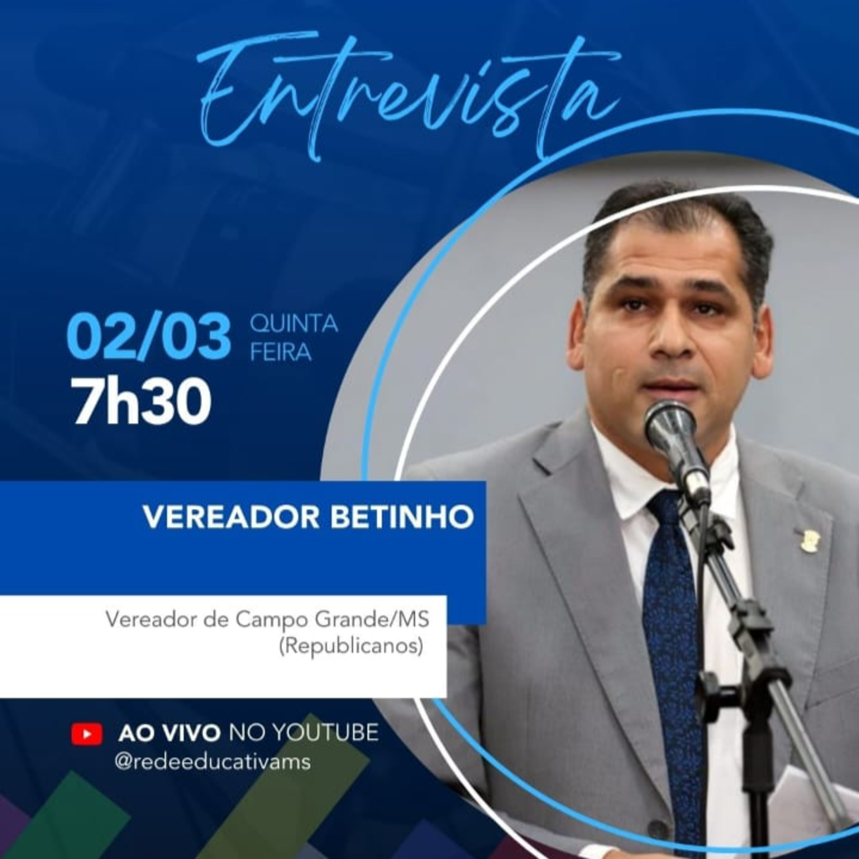Rádio Livre entrevista o Vereador de Campo Grande Betinho episode artwork