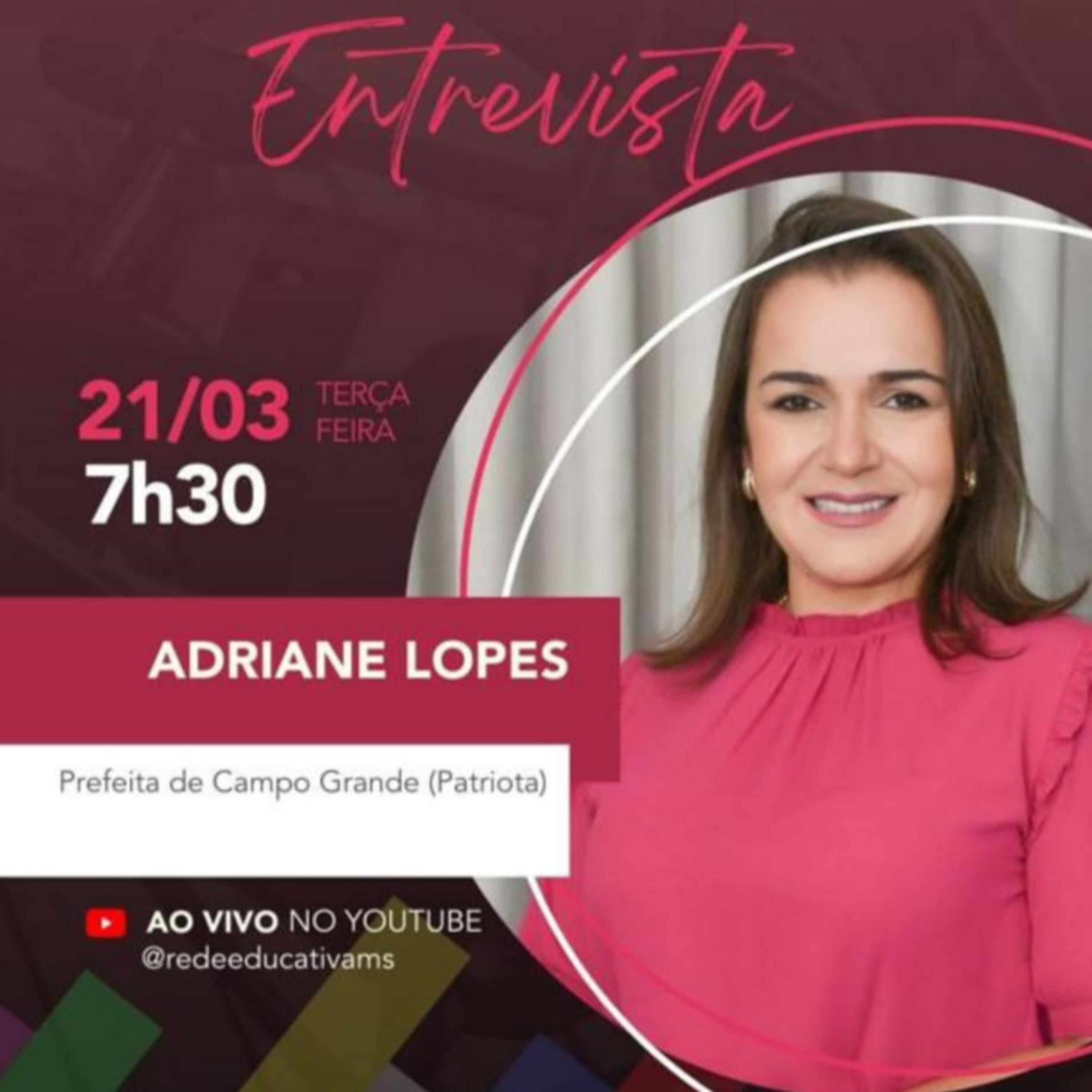 Rádio Livre entrevista a Prefeita de Campo Grande Adriane Lopes episode artwork