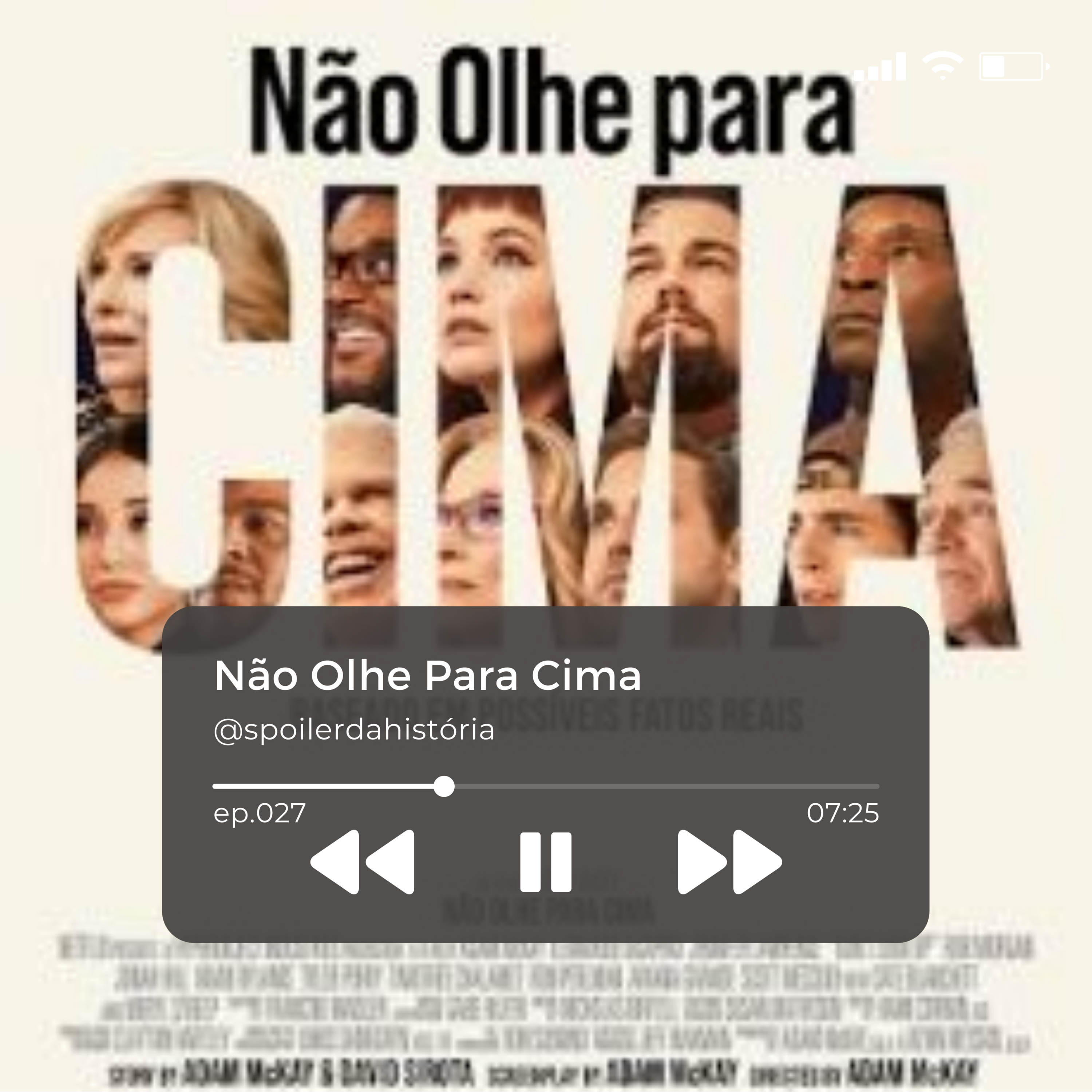 Não olhe para cima  episode artwork