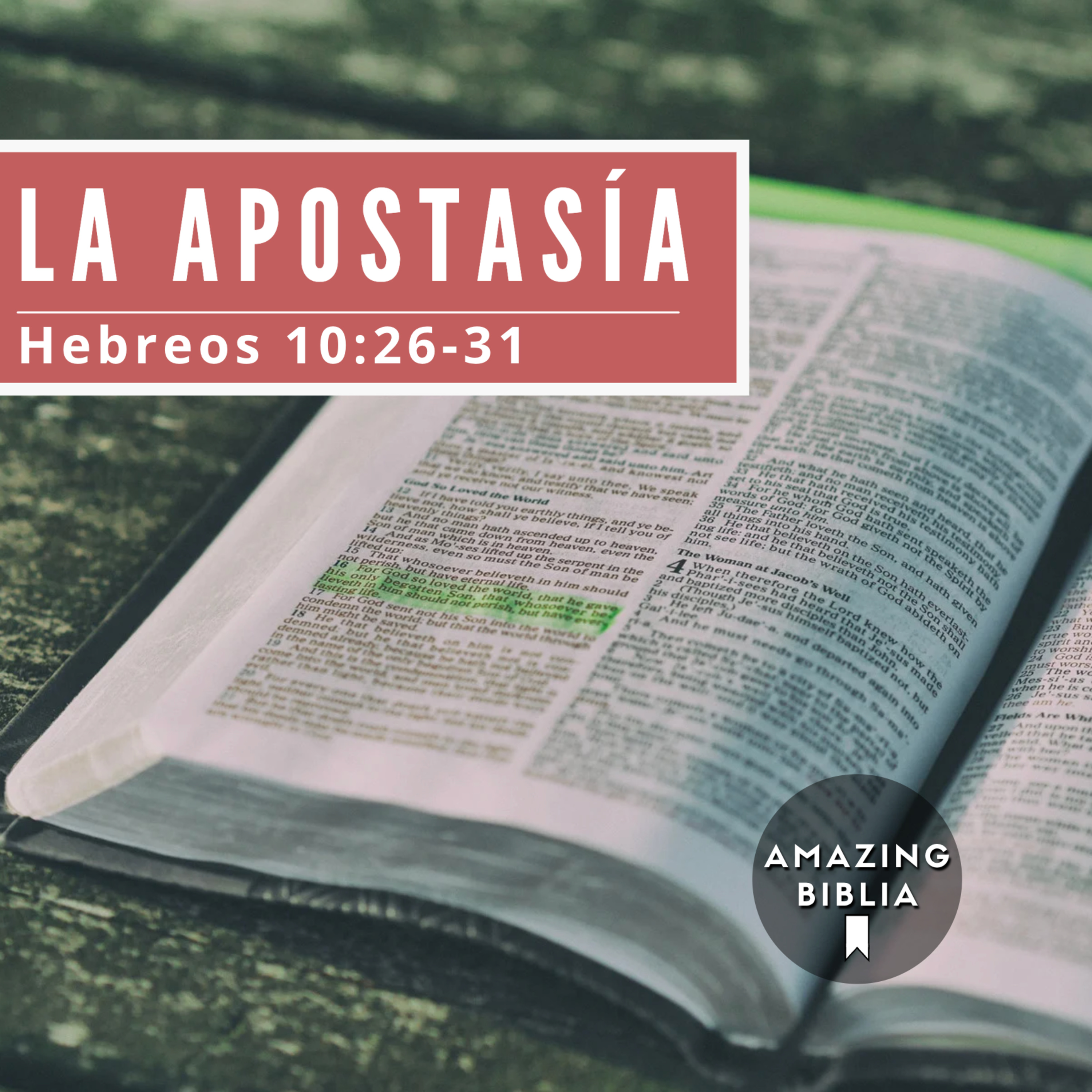 Los peligros de la Apostasía - Hebreos 10:26-31  episode artwork