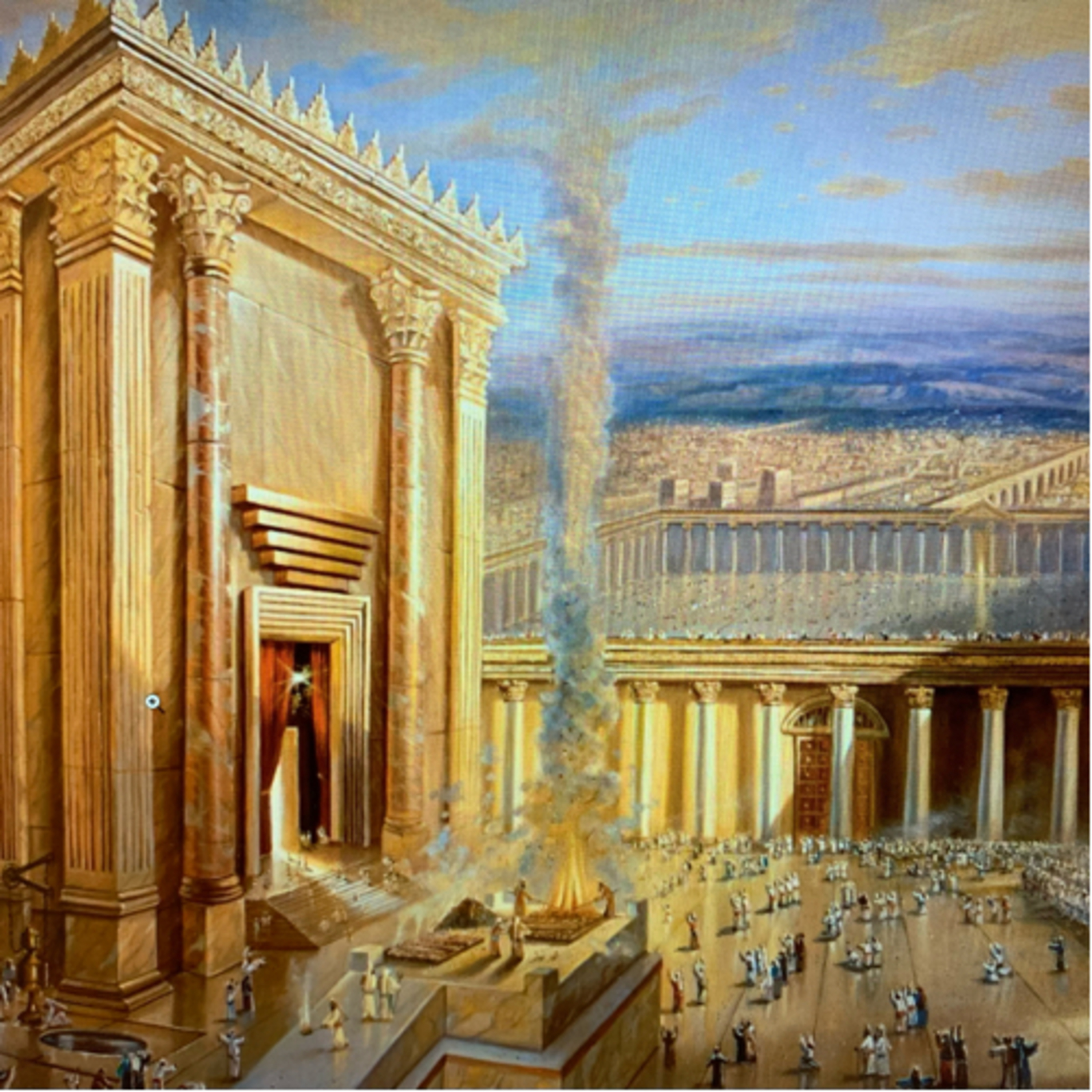 Simeon and Anna meet Baby Jesus in Herod’s Temple episode artwork