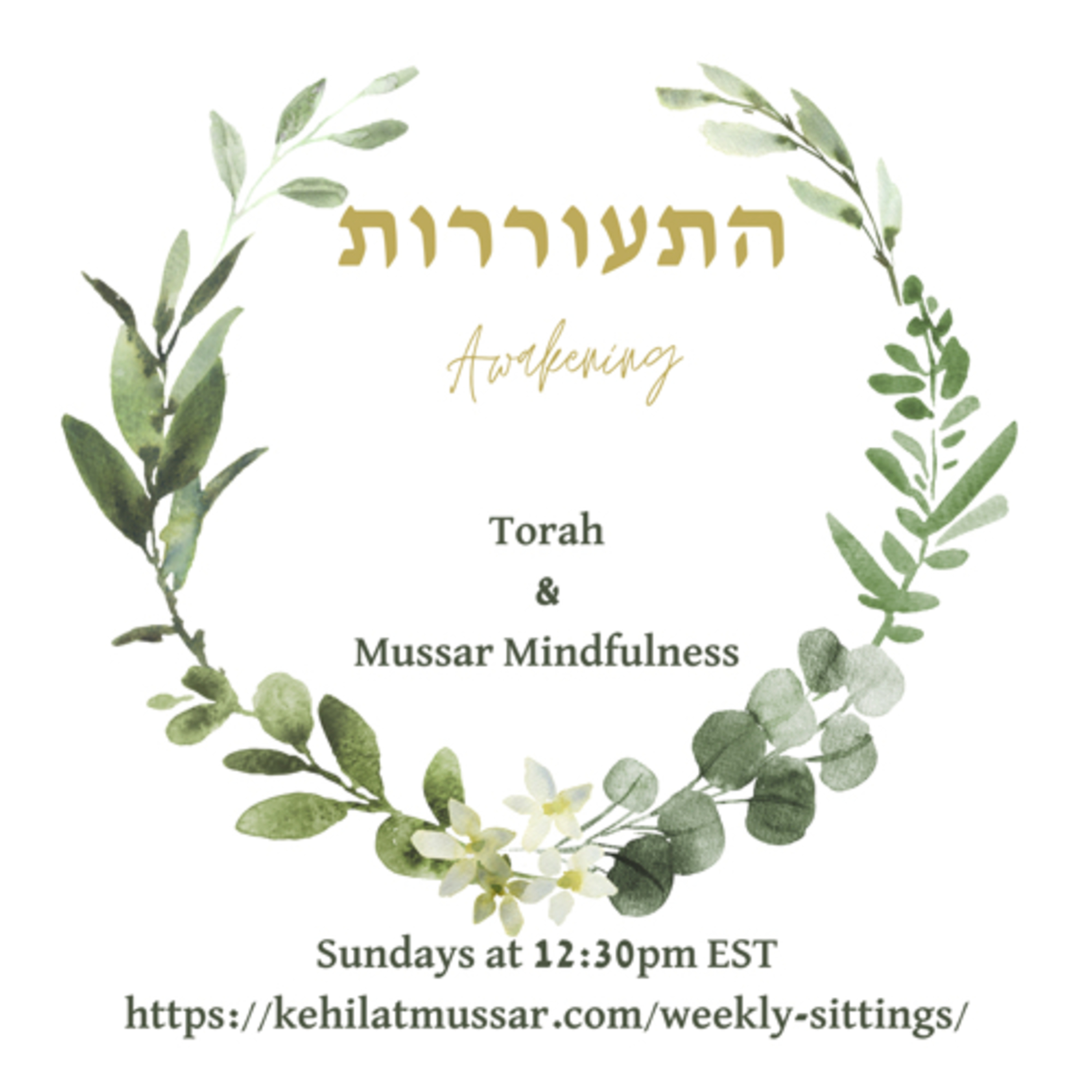Mussar Mindfulness with Rabbi Chasya of The Institute for Holiness: Kehilat Mussar