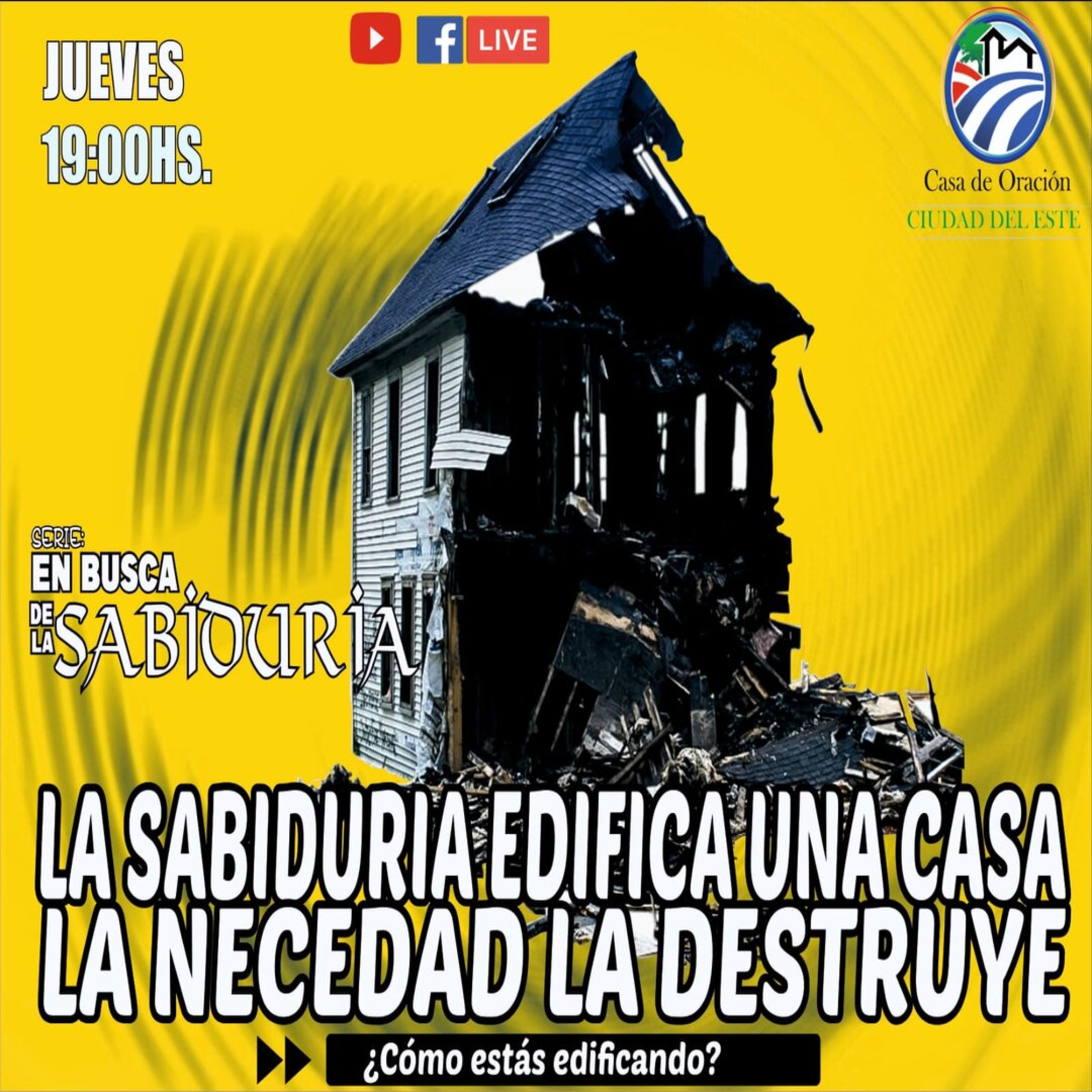 LA SABIDURIA EDIFICA UNA CASA, LA NECEDAD LA DESTRUYE - PR. JOSÉ BARRIOS episode artwork
