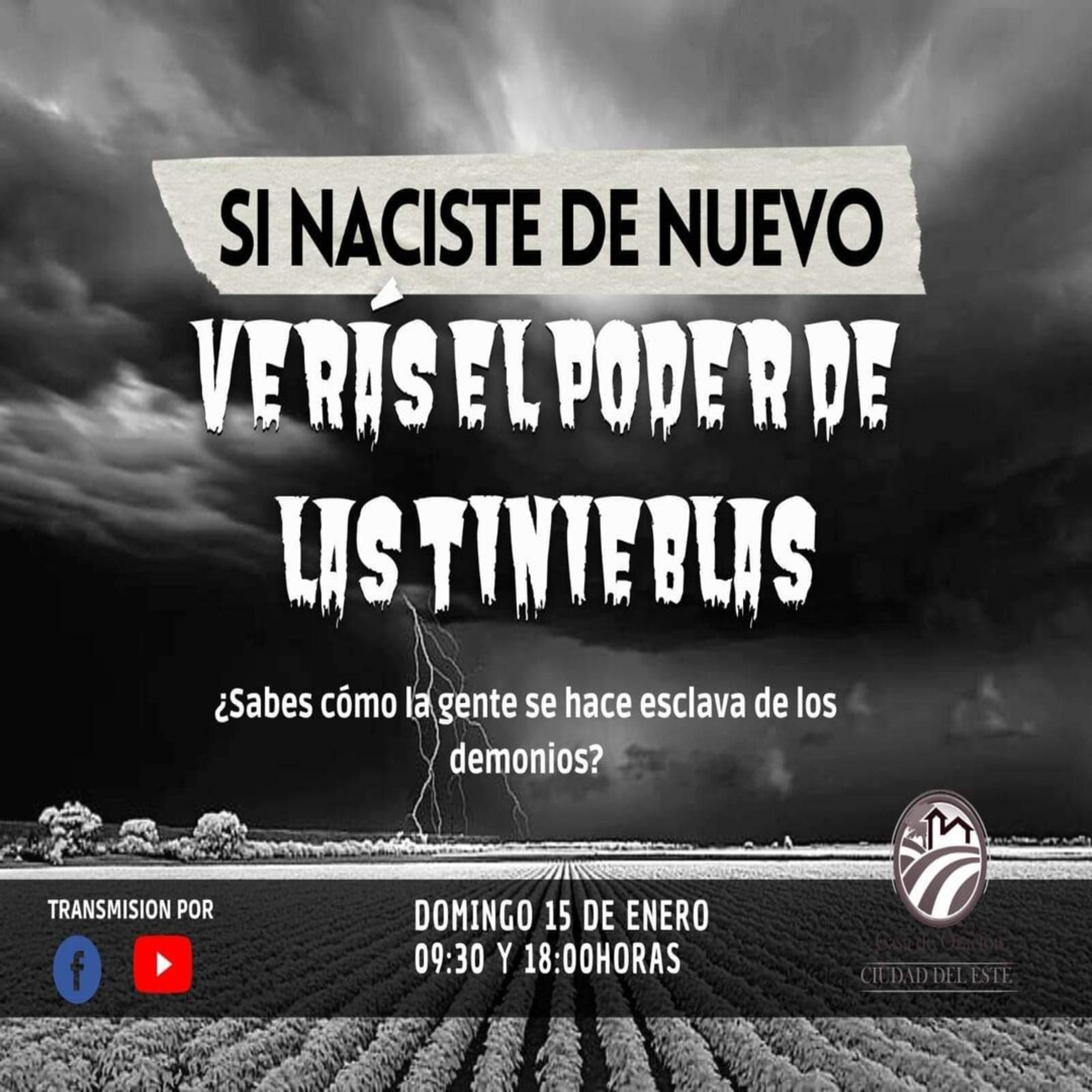 SI NACISTE DE NUEVO VERÁS EL PODER DE LAS TINIEBLAS - PR. OSVALDO PAIVA episode artwork