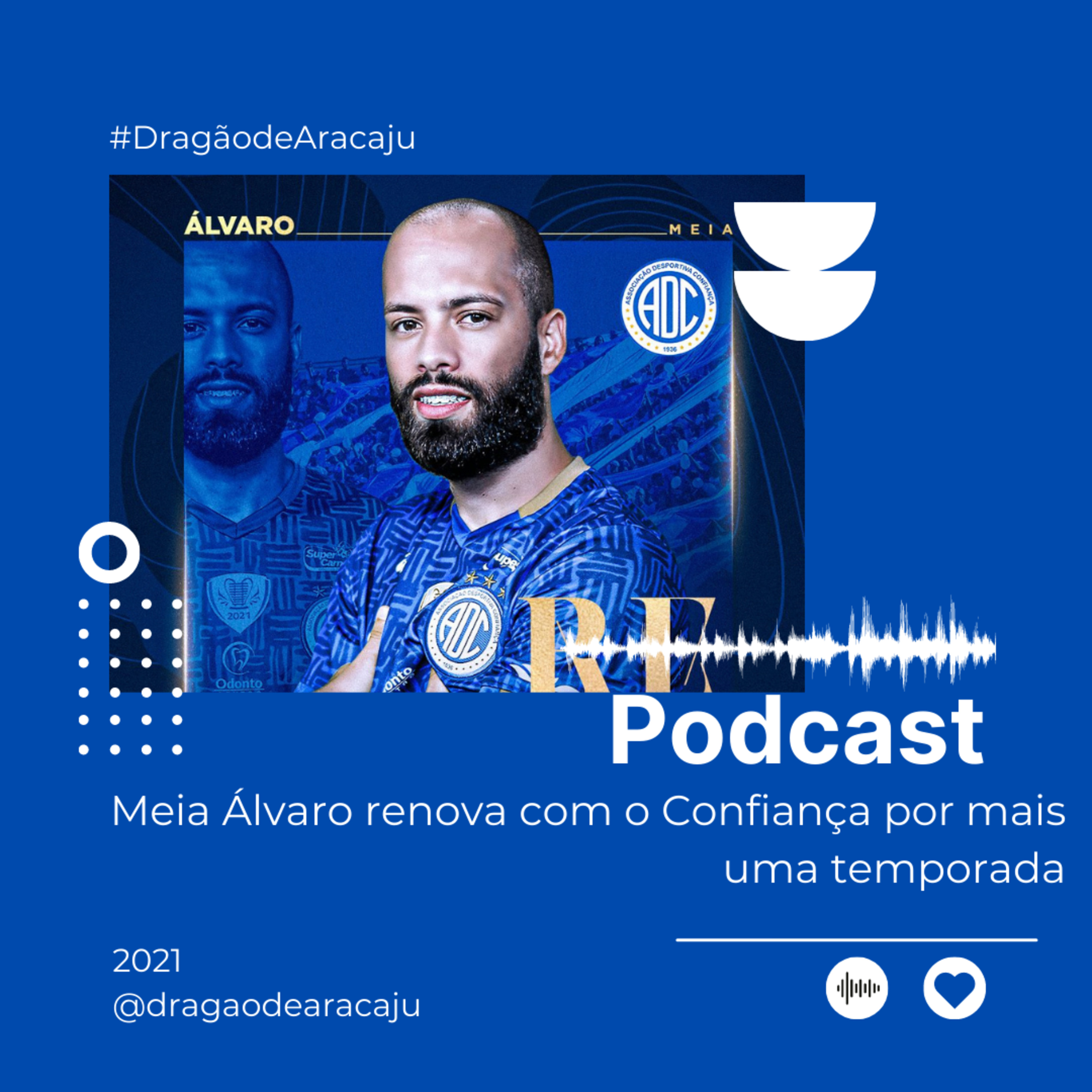 Meia Álvaro renova com o Confiança por mais uma temporada