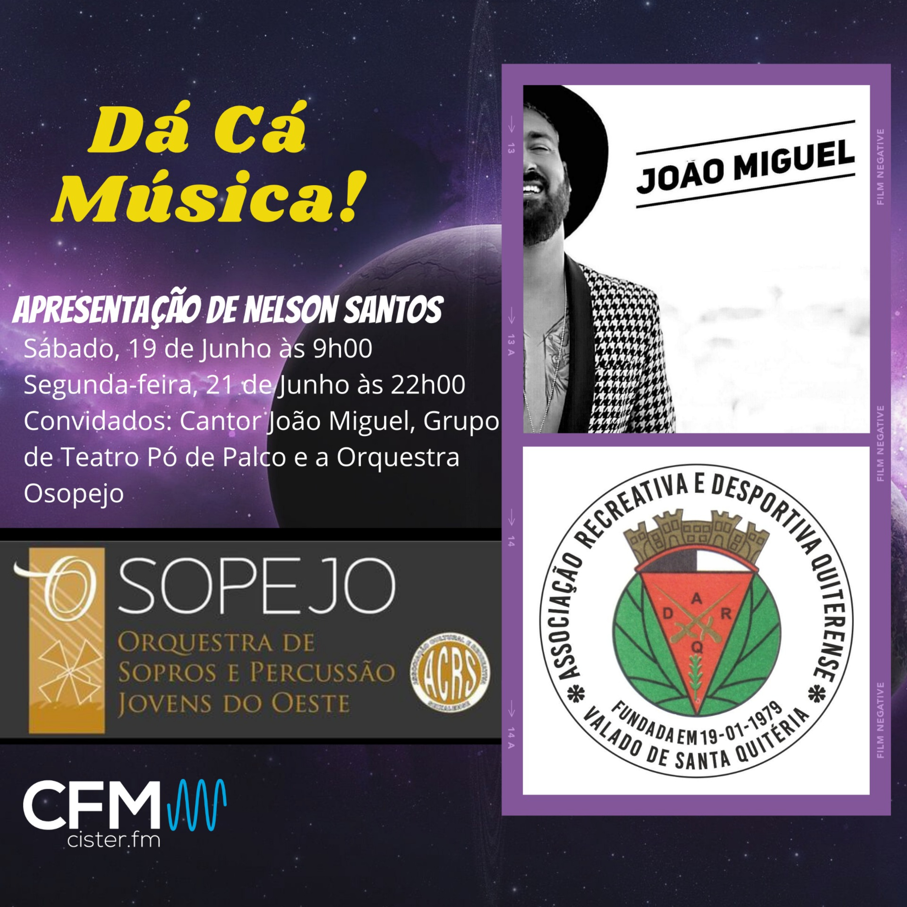 DÁ CÁ MÚSICA - PÓ DE PALCO & JOÃO MIGUEL (PARTE 3) episode artwork