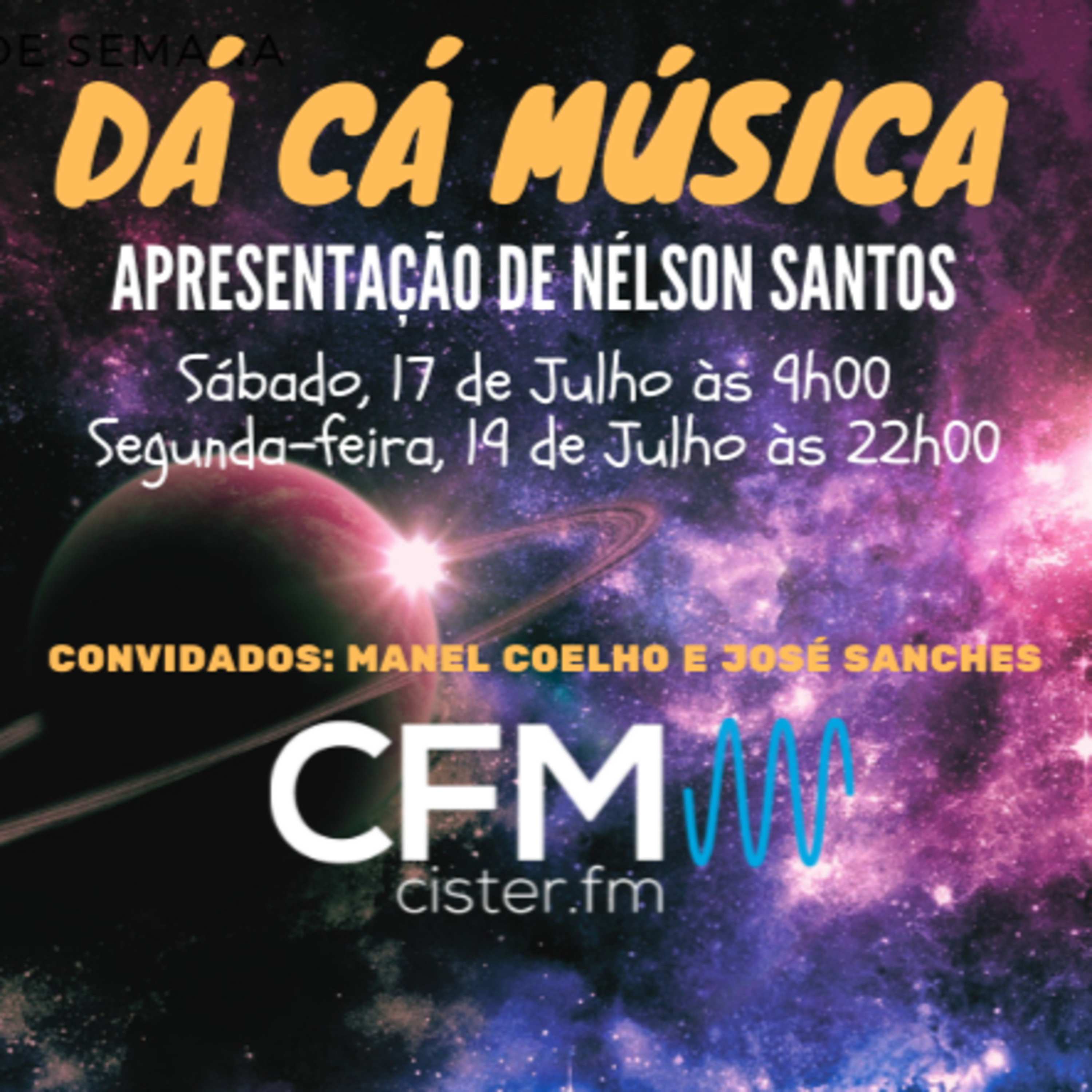 DÁ CÁ MÚSICA – MANEL COELHO E JOSÉ SANCHES episode artwork