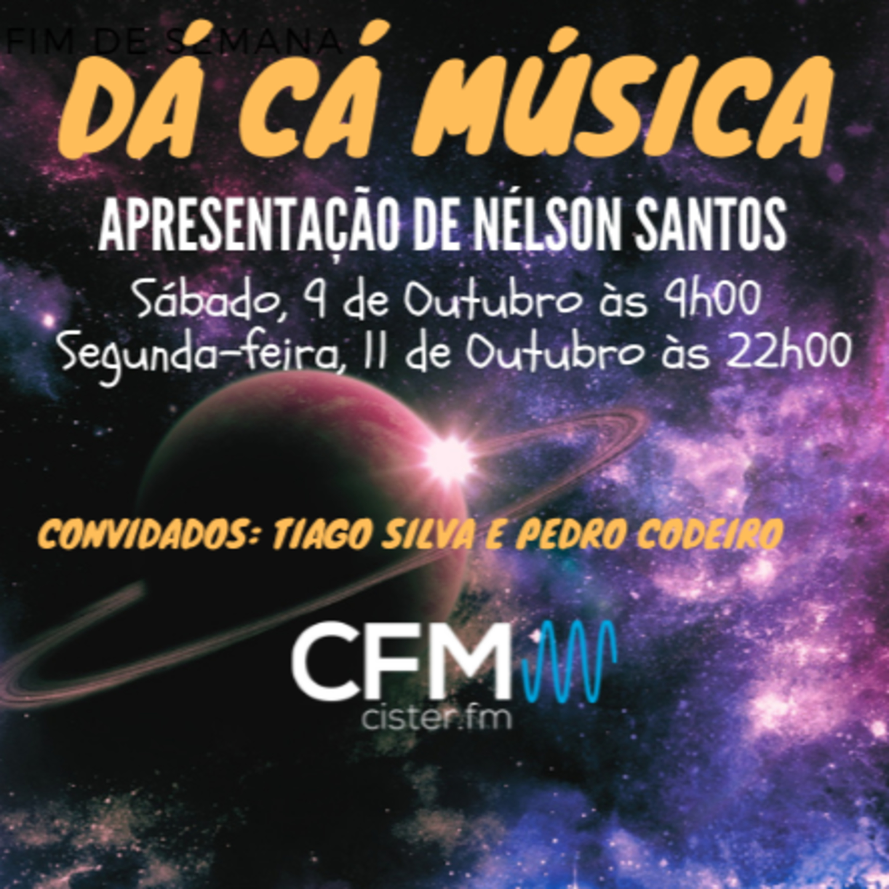 DÁ CÁ MÚSICA - PEDRO CORDEIRO E TIAGO SILVA episode artwork