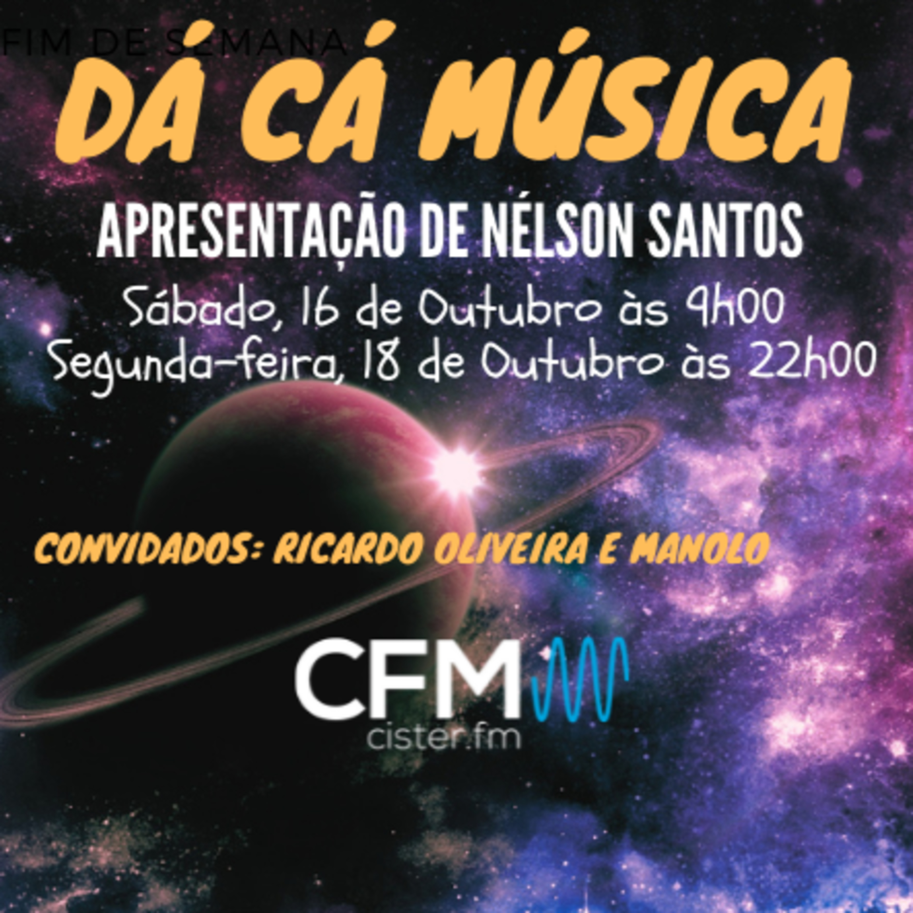 DÁ CÁ MÚSICA - RICARDO OLIVEIRA E MANOLO episode artwork