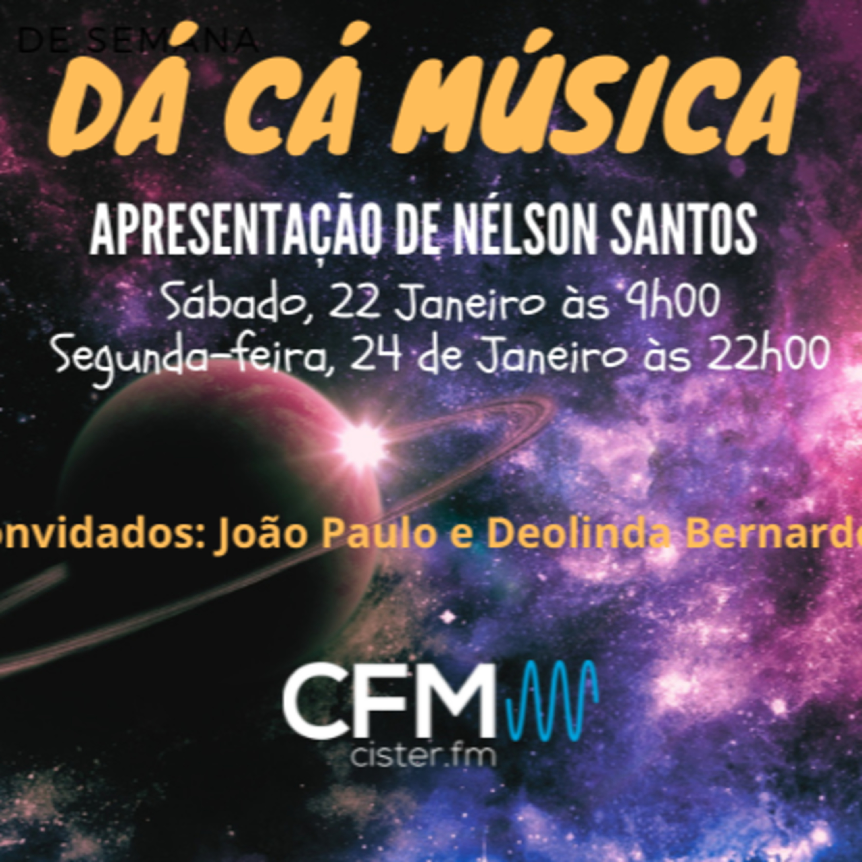 DÁ CÁ MÚSICA - JOÃO PAULO E DEOLINDA BERNARDO episode artwork