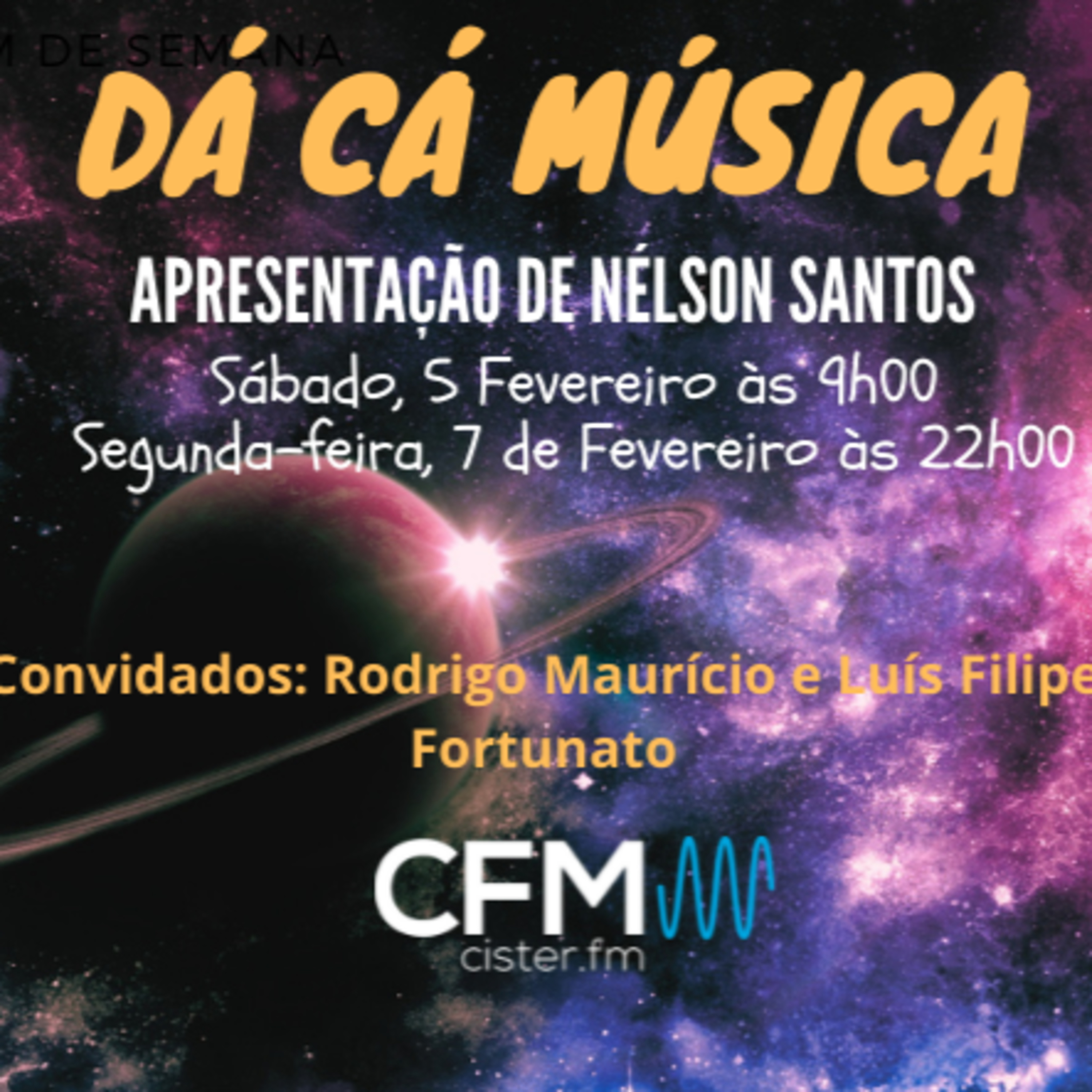 DÁ CÁ MÚSICA - LUÍS FILIPE FORTUNATO E RODRIGO MAURÍCIO episode artwork