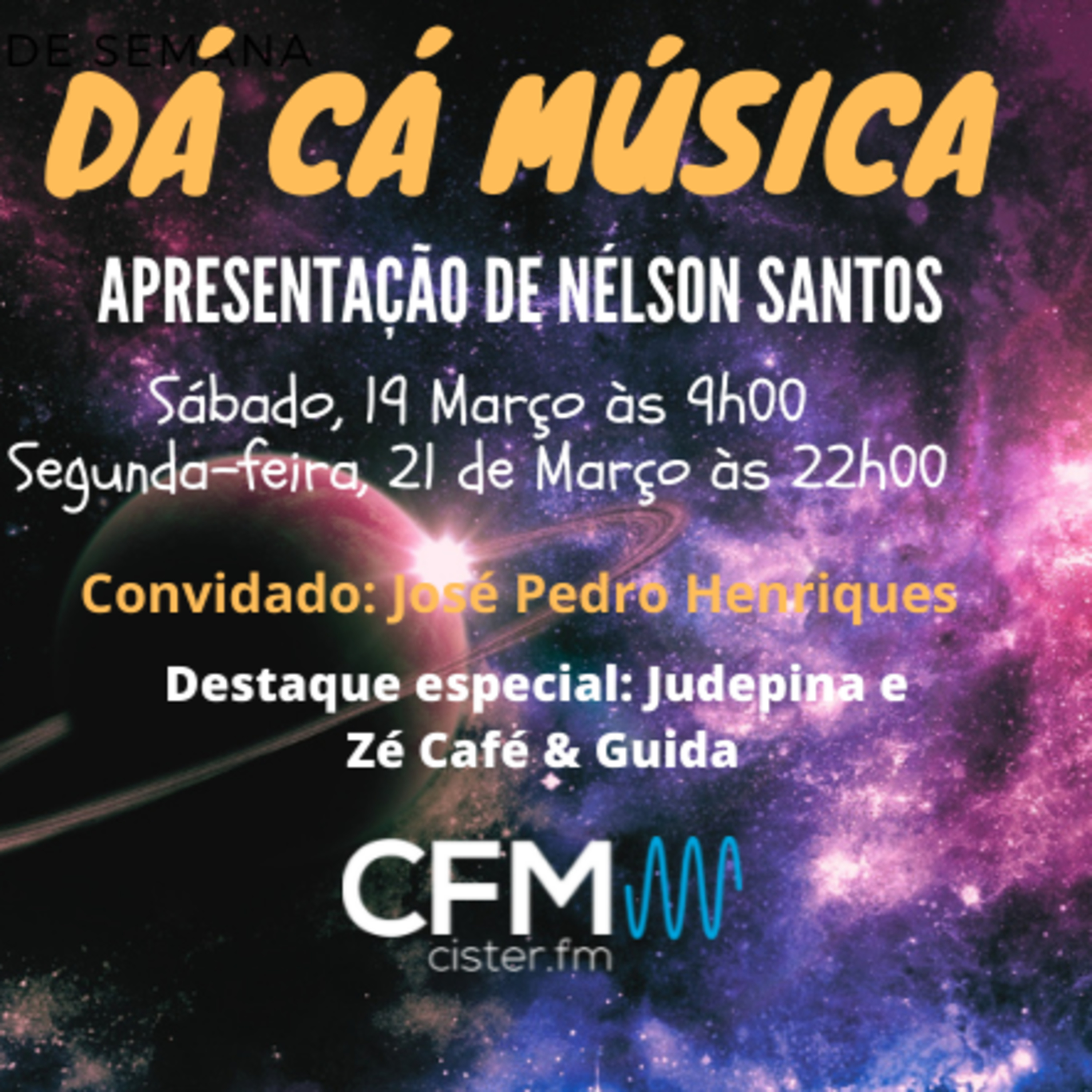 DÁ CÁ MÚSICA - JOSÉ PEDRO HENRIQUES, JUDEPINA E ZÉ CAFÉ & GUIDA episode artwork