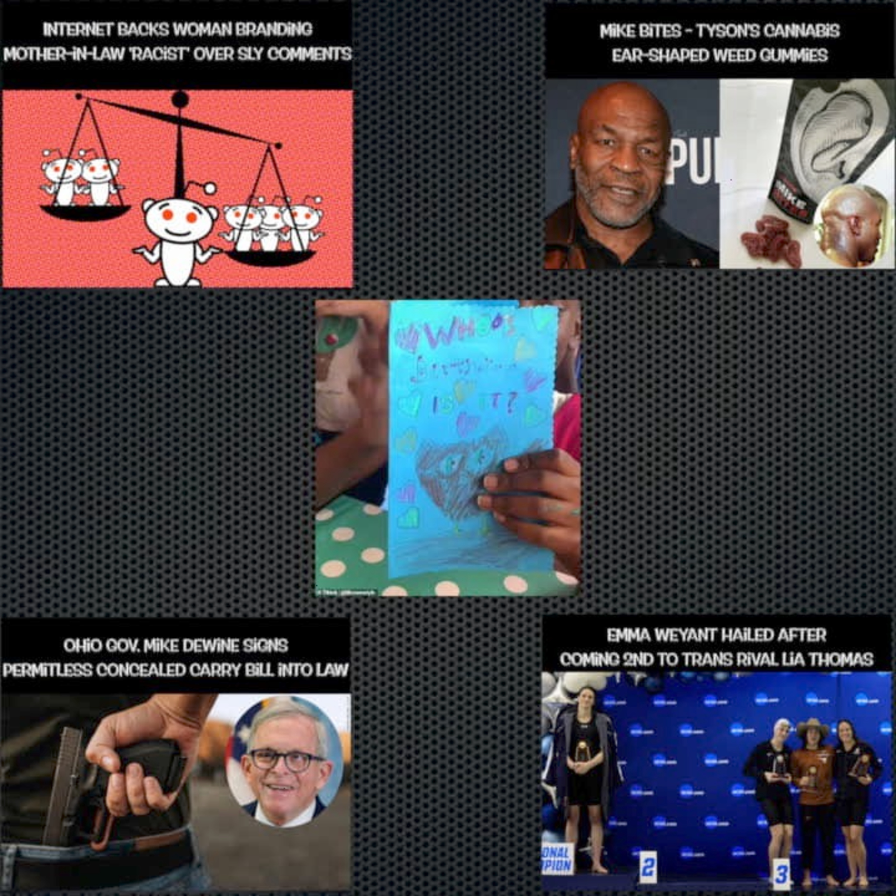 3PMD #212 Ohio permitless CCW, Lia Thomas, Racist Birthday Card, AITA, Mike Bites Tyson Ears Gummies episode artwork
