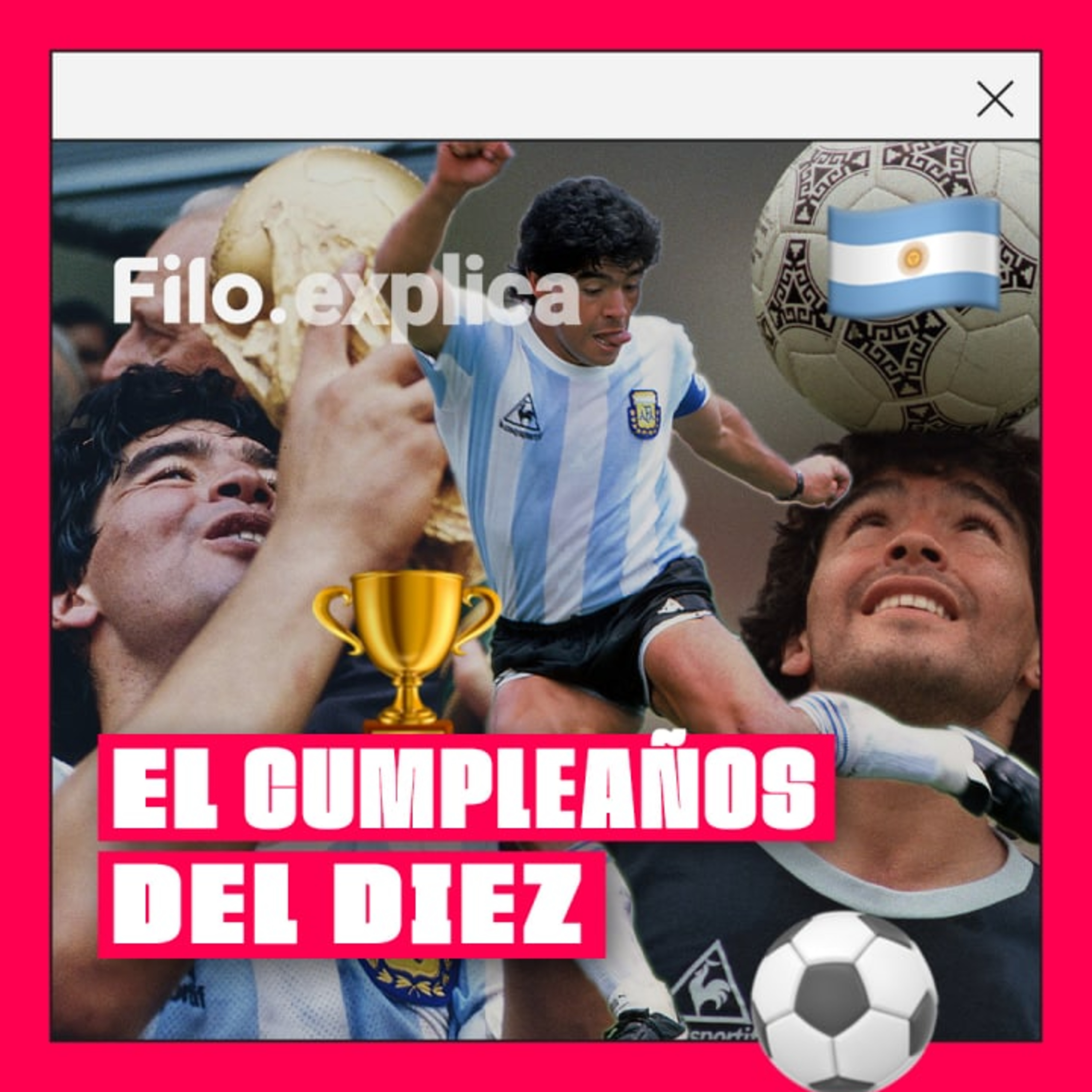 EL CUMPLEAÑOS DEL DIEZ: Maradona cumpliría 61 años. Te contamos los 10 datos desconocidos del 10 episode artwork