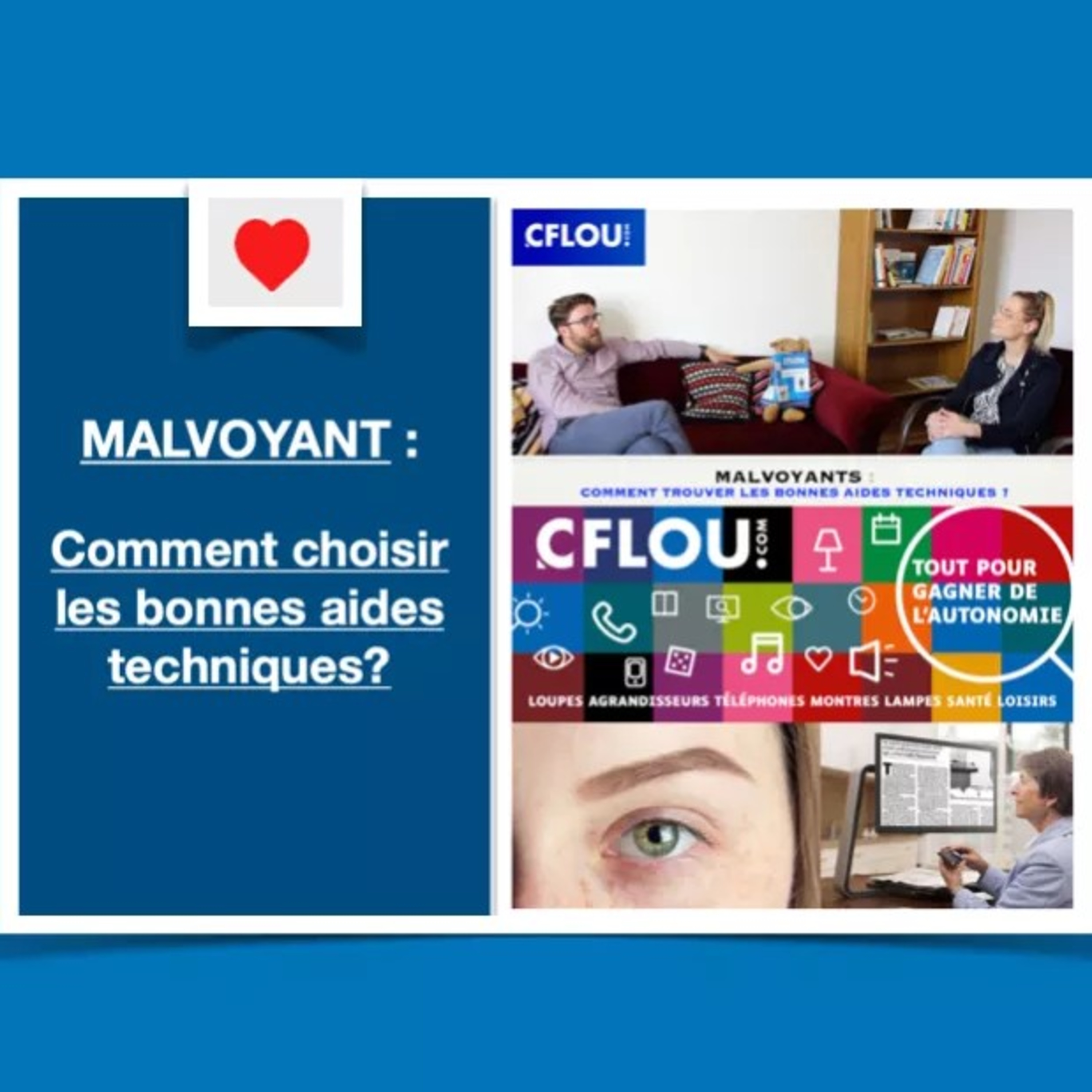 CFLOU.COM - Le Meilleur Pour Malvoyants & Aveugles.