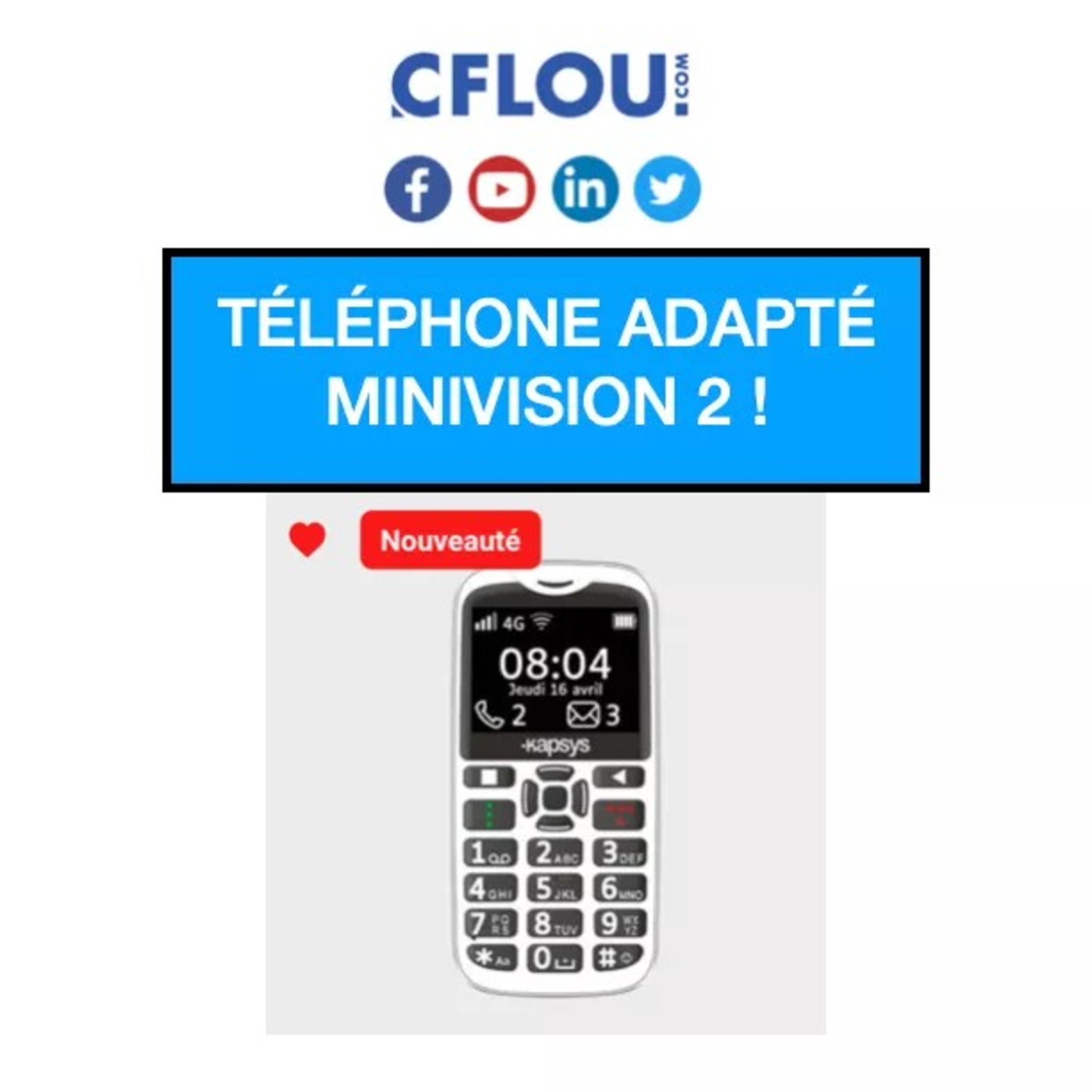 CFLOU.COM - Le Meilleur Pour Malvoyants & Aveugles.