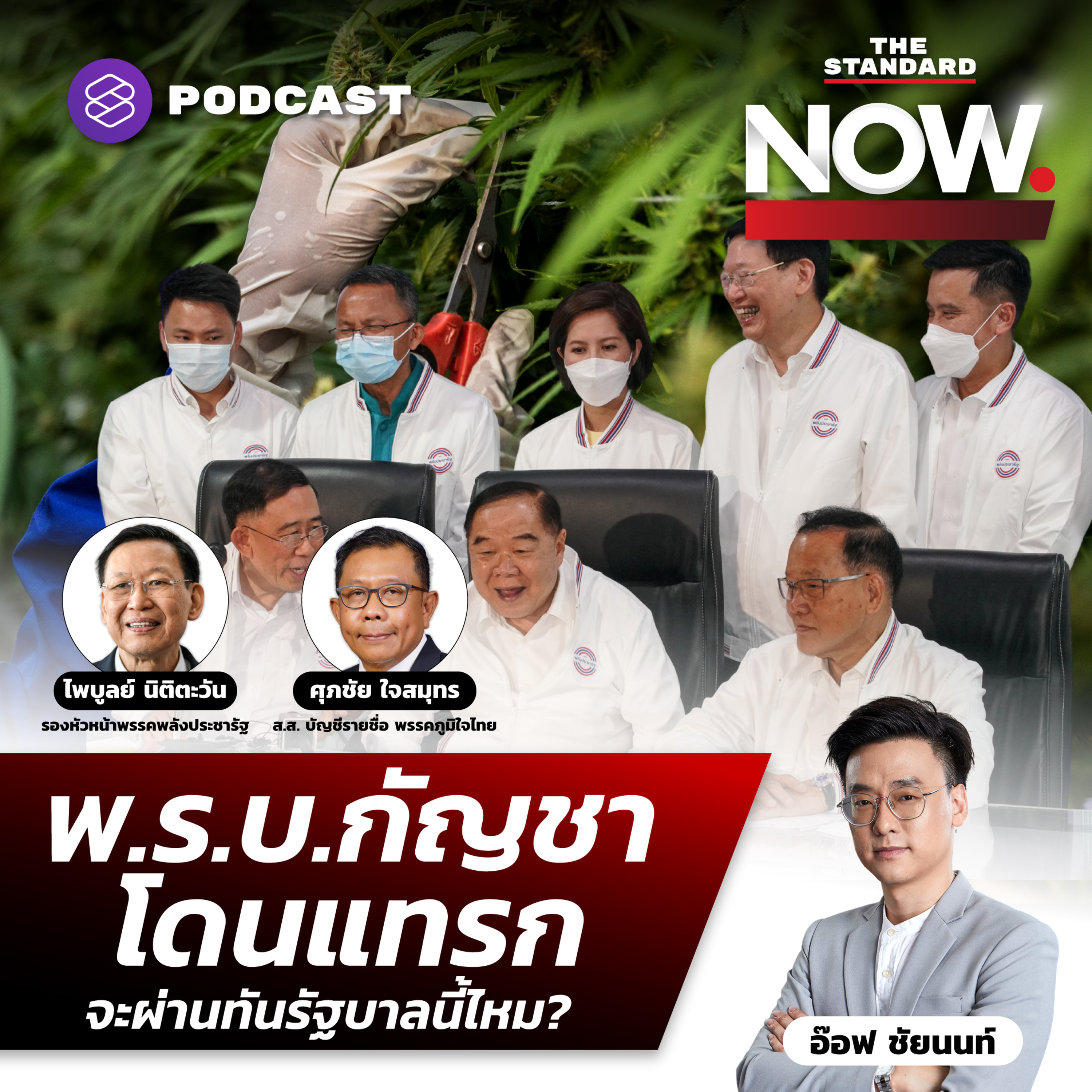 พ.ร.บ.กัญชา โดนแทรก จะผ่านทันรัฐบาลนี้ไหม? พปชร. เดินหน้าลุยเลือกตั้ง episode artwork
