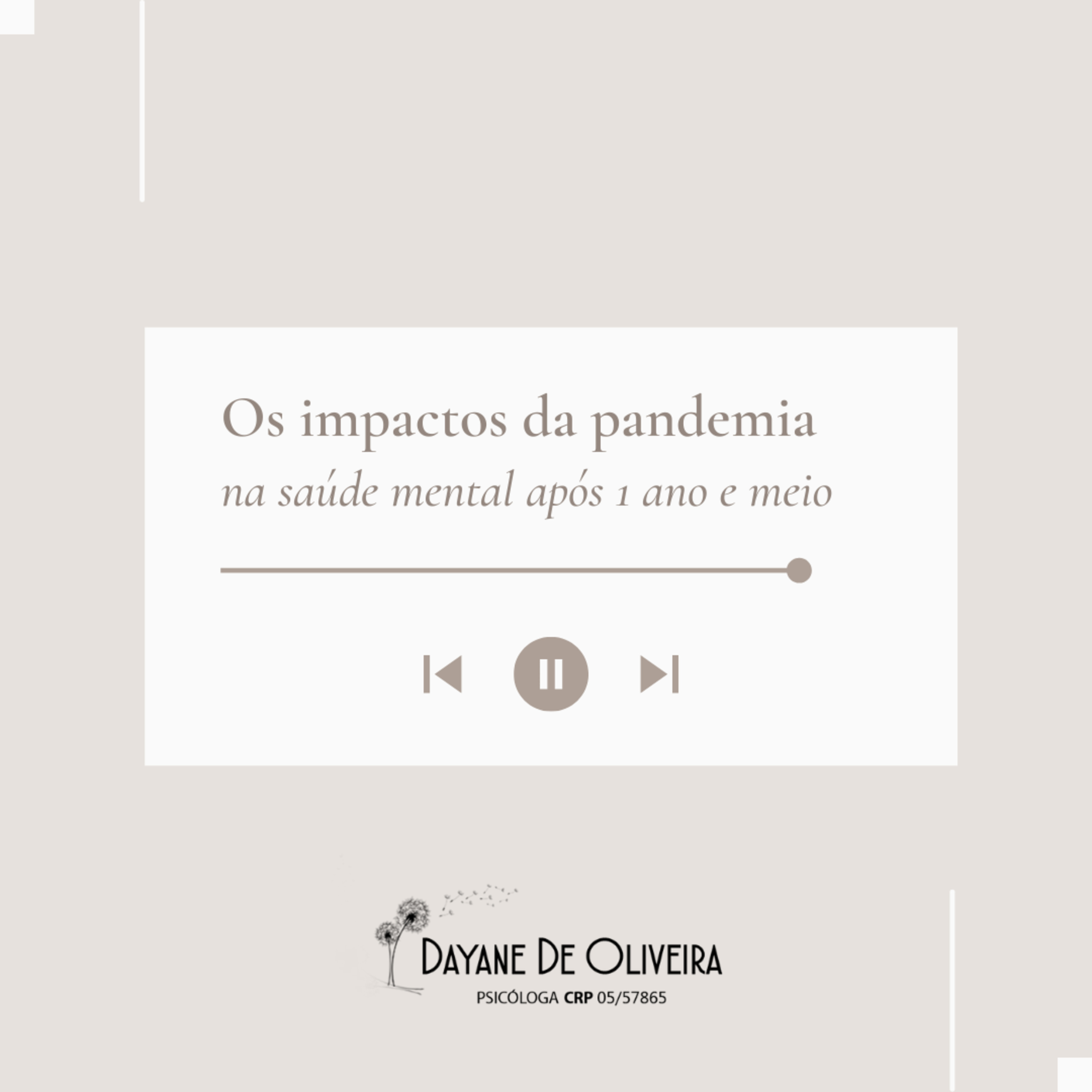 Os impactos da pandemia na Saúde mental após 1 ano e meio episode artwork