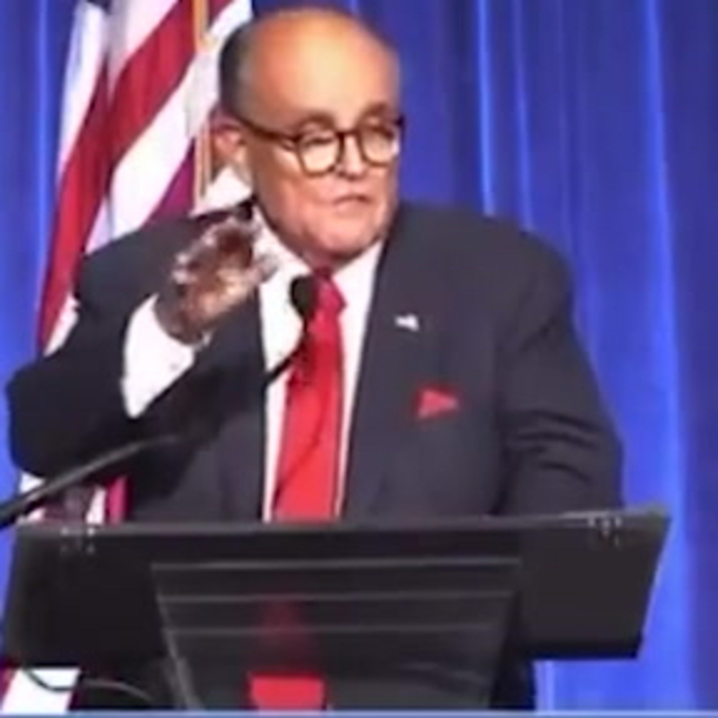 Rudy Giuliani Gives 9/11 Speech Drunk! Does Queen Elizabeth Impersonation And Drags Joe Biden