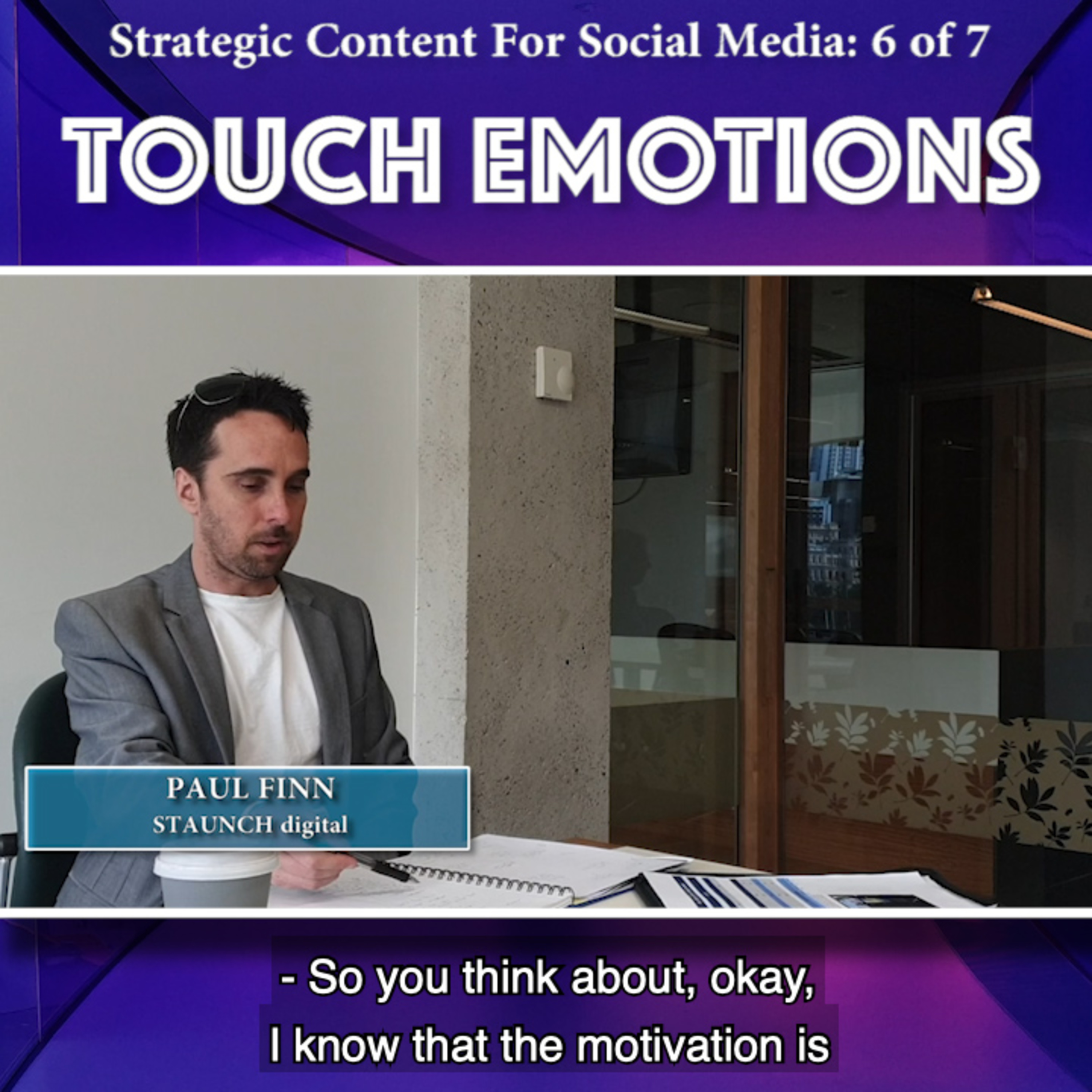 Strategic Content Workshop - Content to strategically cut through - 6 of 7 - Cut Through is an Emotional Angle