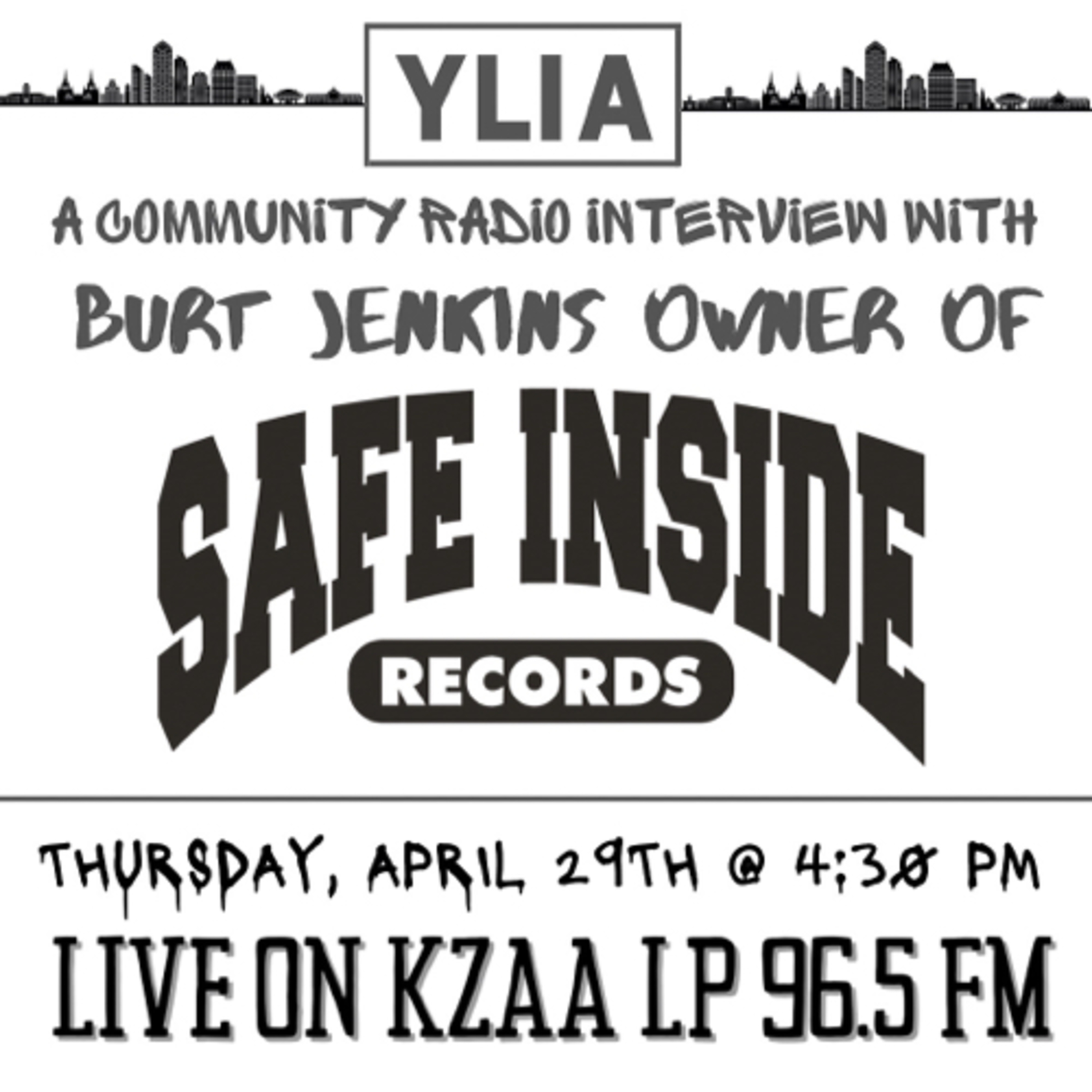 "BURT TO LAST" JENKINS of SAFE INSIDE RECORDS ( FEATURING 3 UNRELEASED SONGS) episode artwork