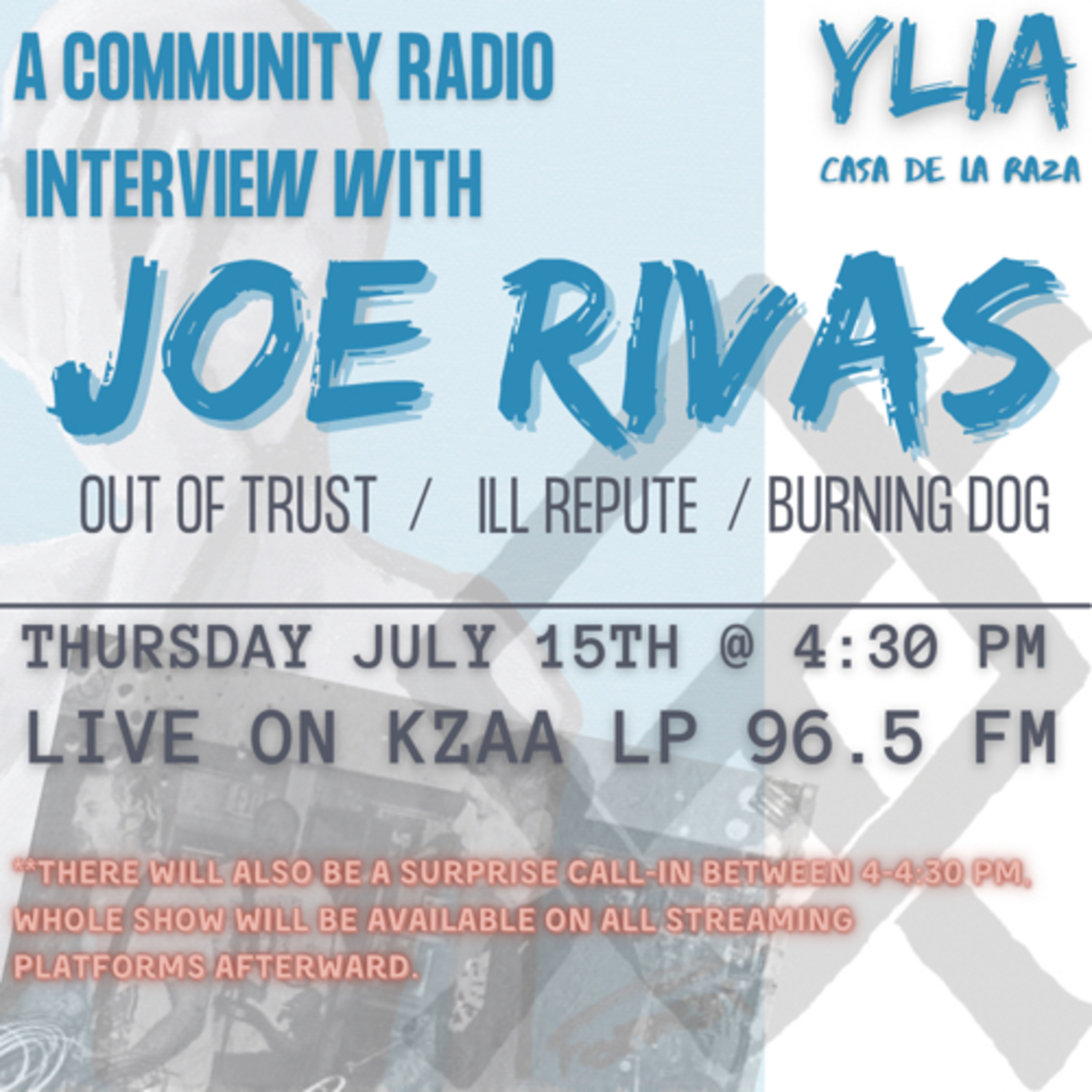 Interview w/ JOE RIVAS (feat. intro w/ Ryan of ONE STEP CLOSER) episode artwork