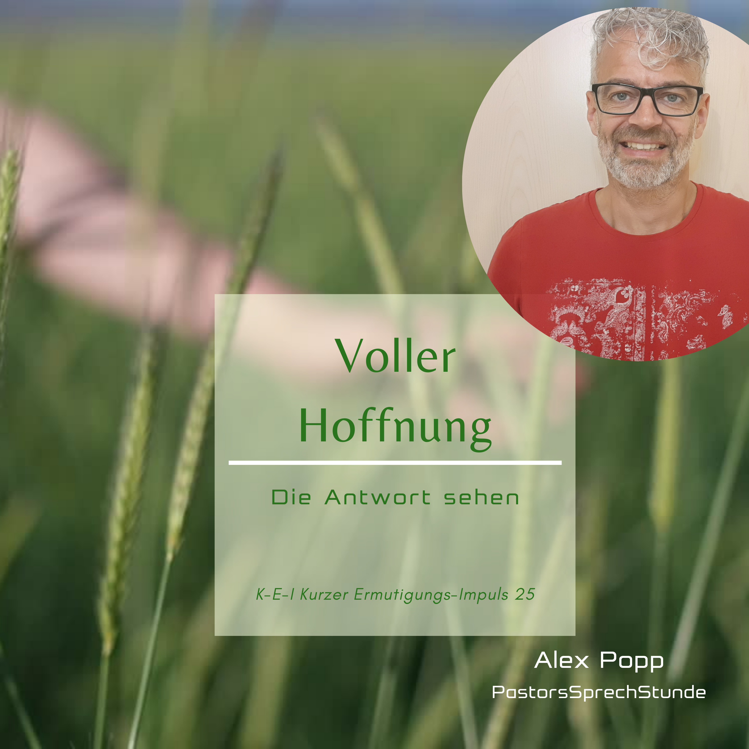 Alexander Popp PastorsSprechStunde + ReforMANNtion