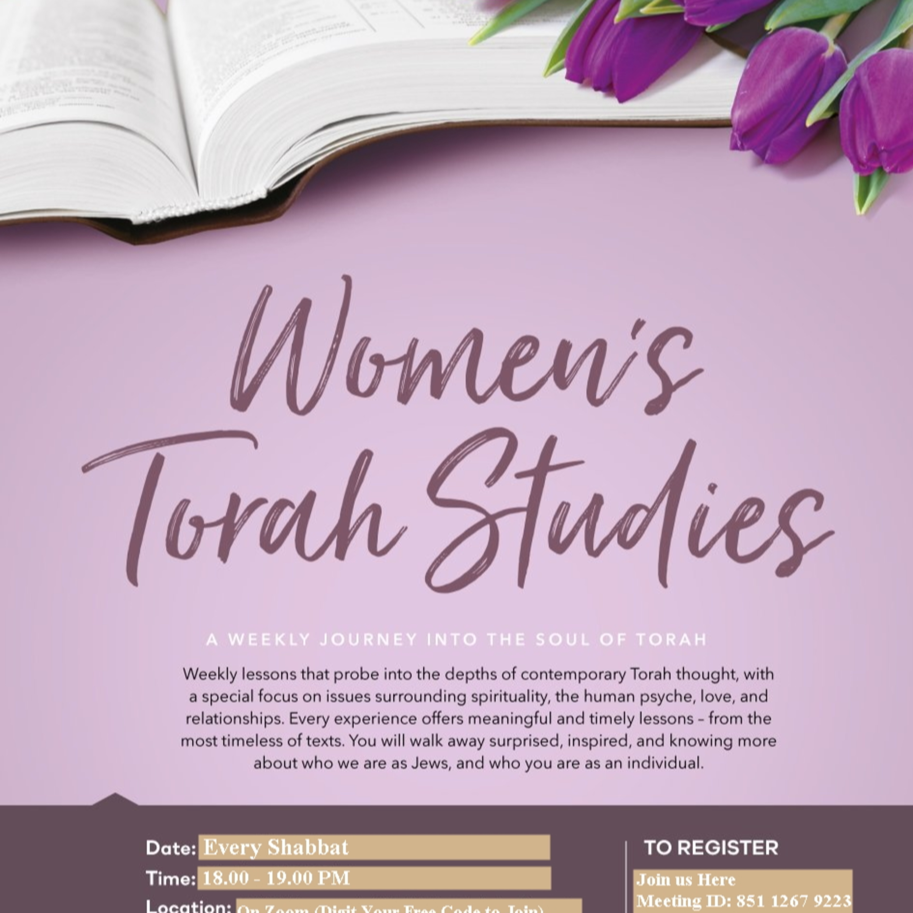Women's Torah Studies Lesson 1 Sermon on the Mount