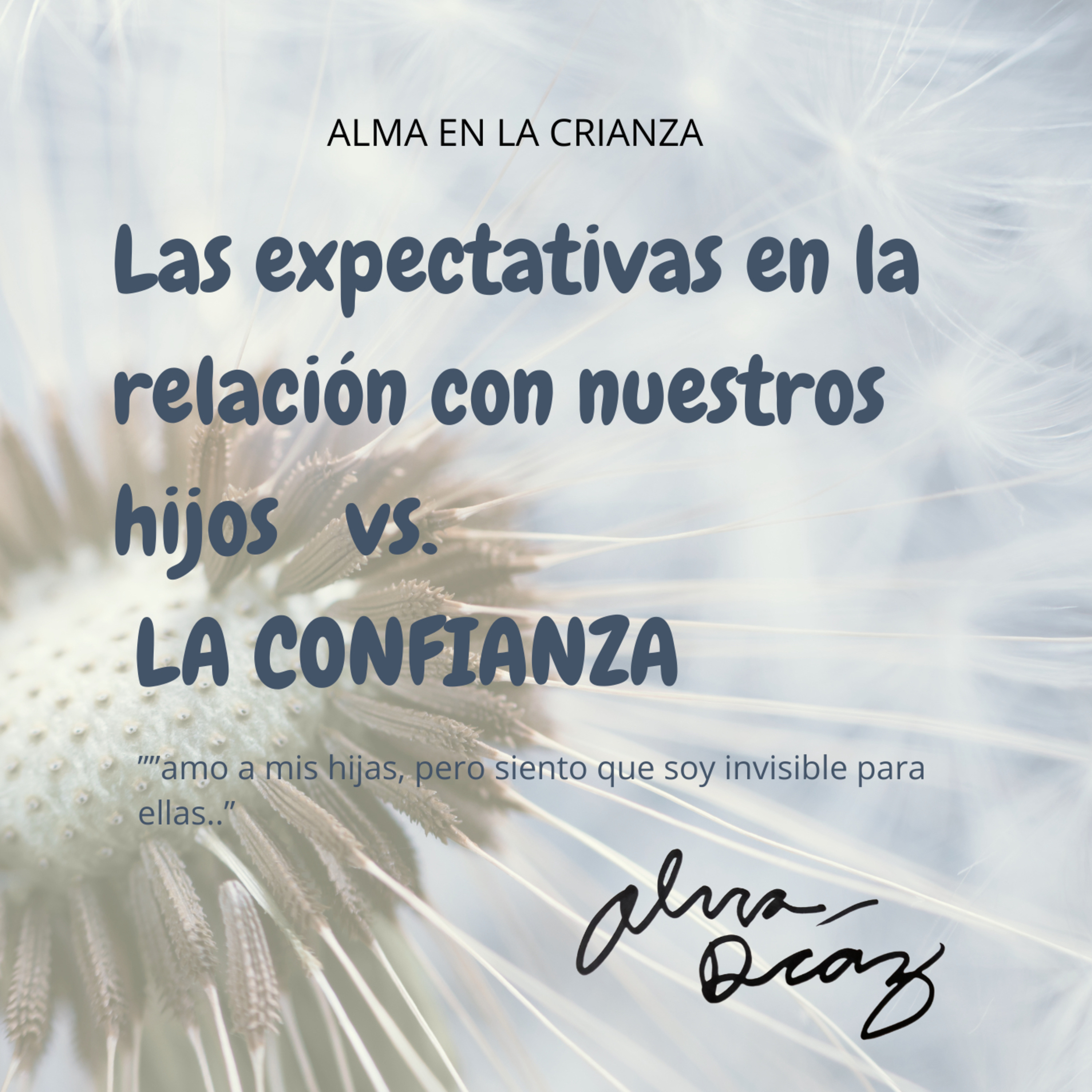 ALMA EN LA CRIANZA