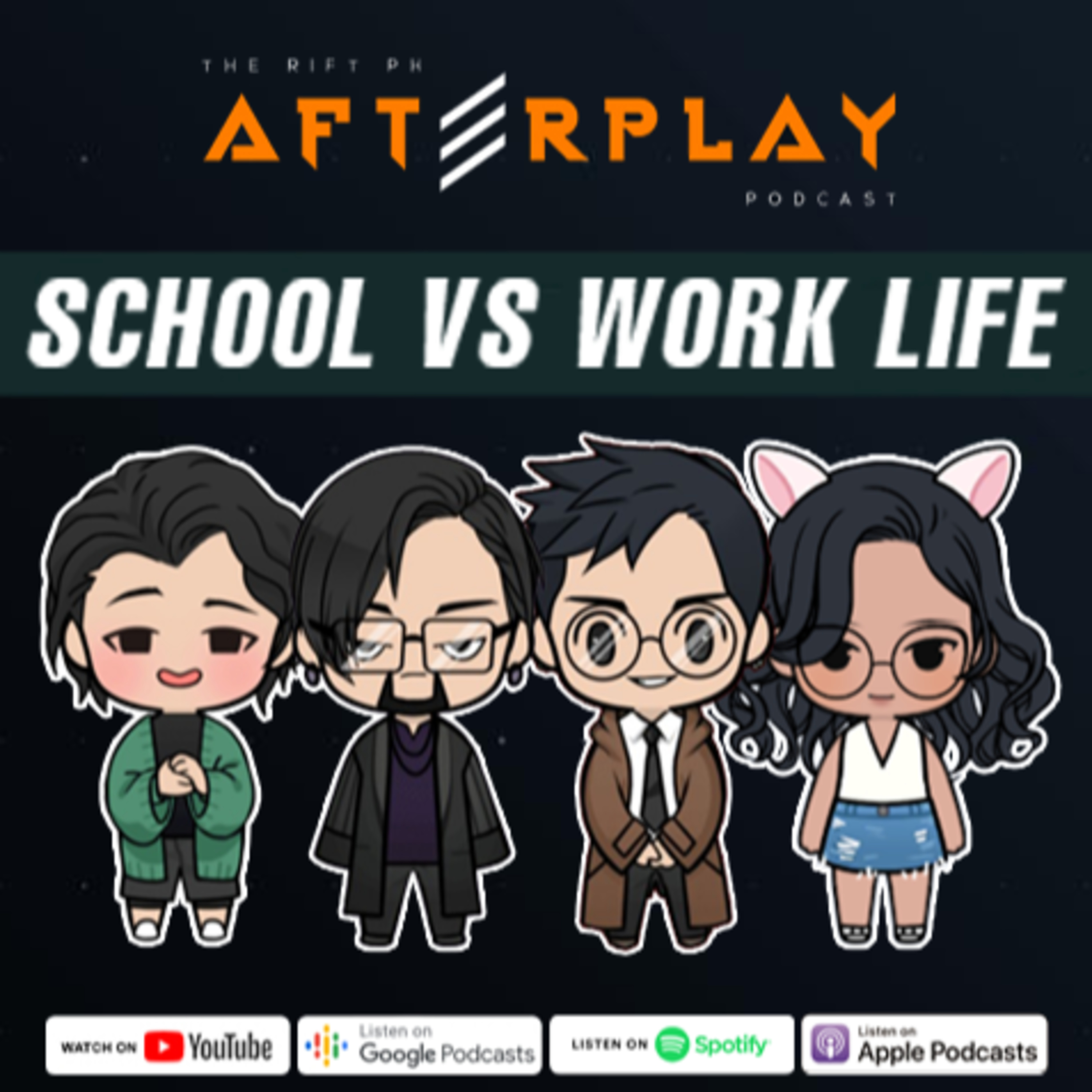 "School vs Work Life" | Afterplay Podcast: Adulting 101 episode artwork