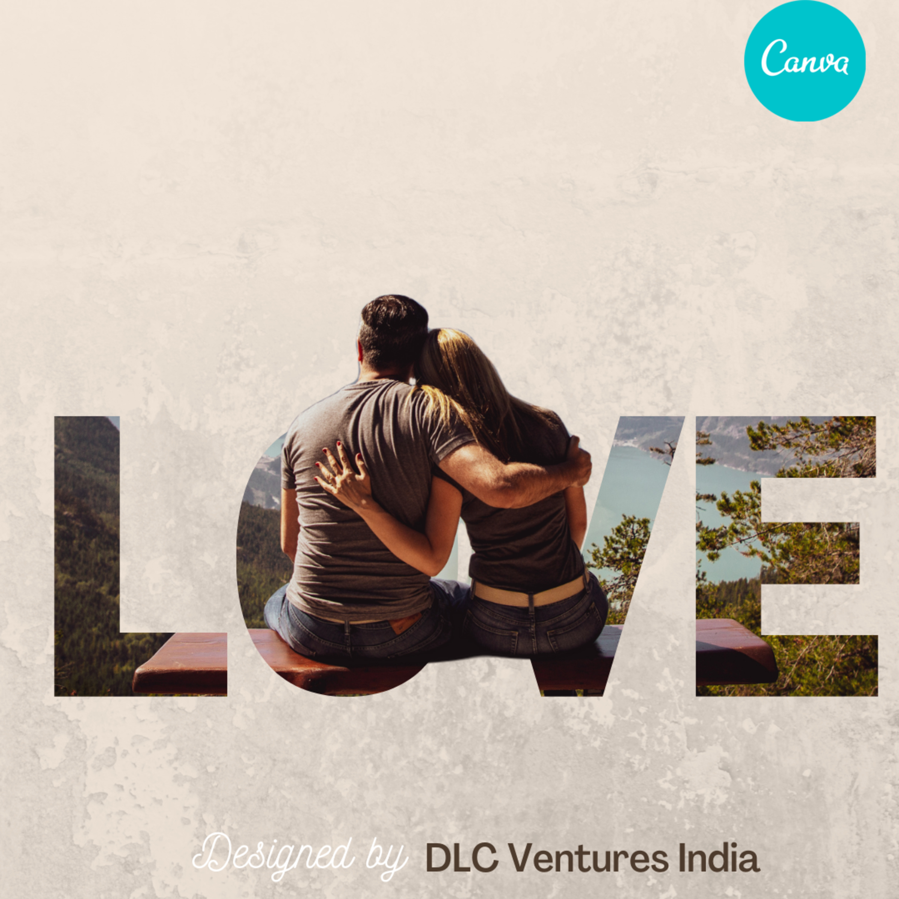 How to make popping out of frame poster effect in canva tutorial by DLC Ventures India