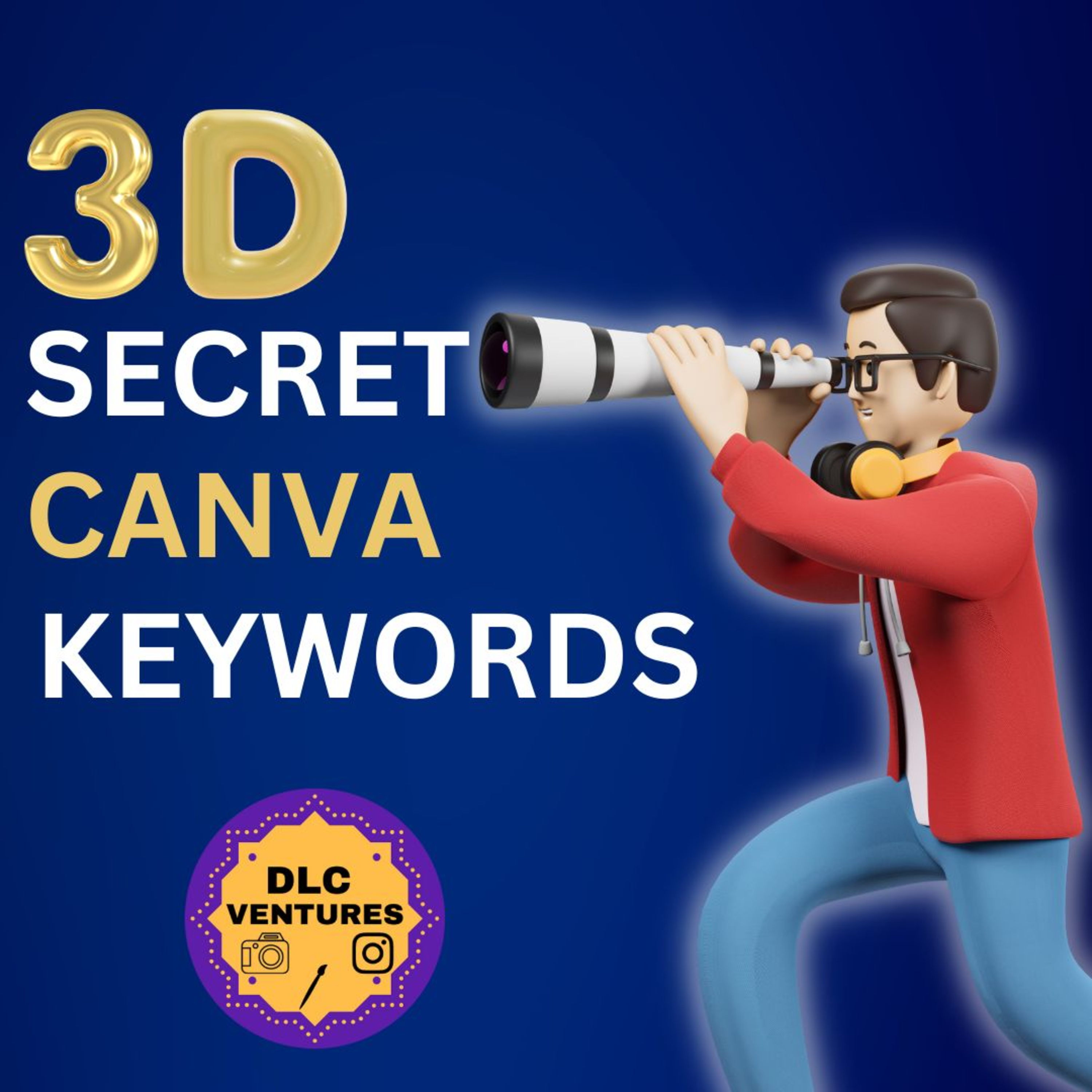 How to find and use 3d elements in canva tutorial by DLC Ventures India episode 3