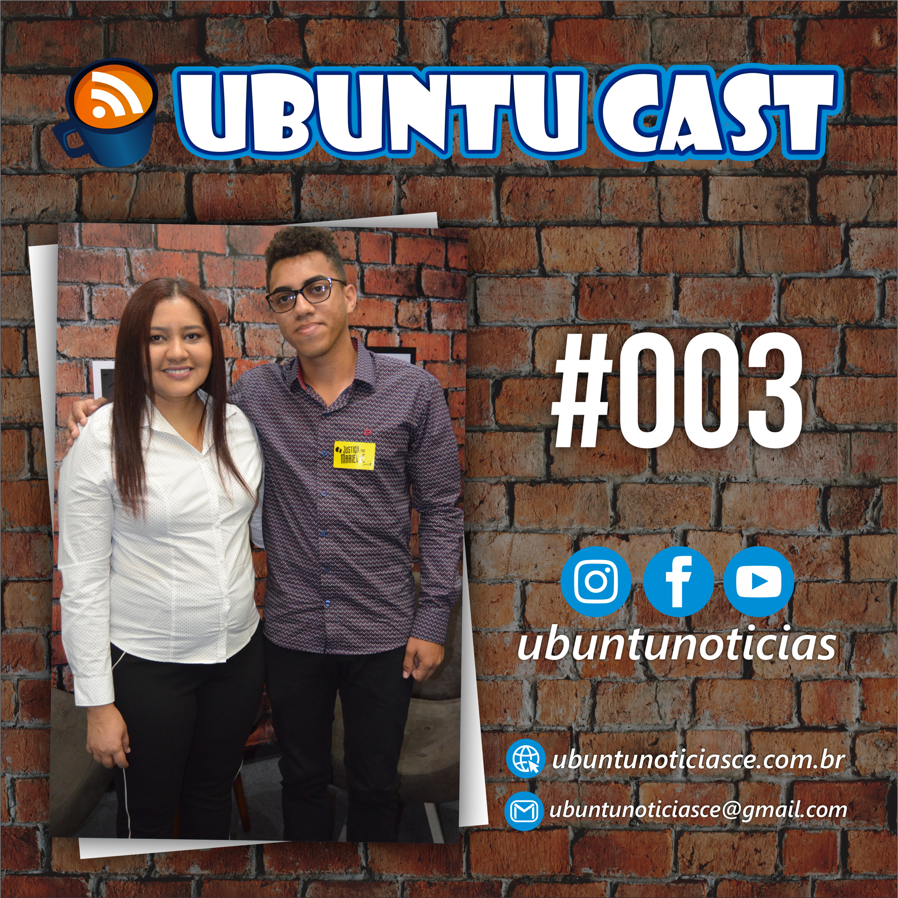 UbuntuCast #003 | Com o Ativista dos Direitos Humanos Alan Cordeiro episode artwork