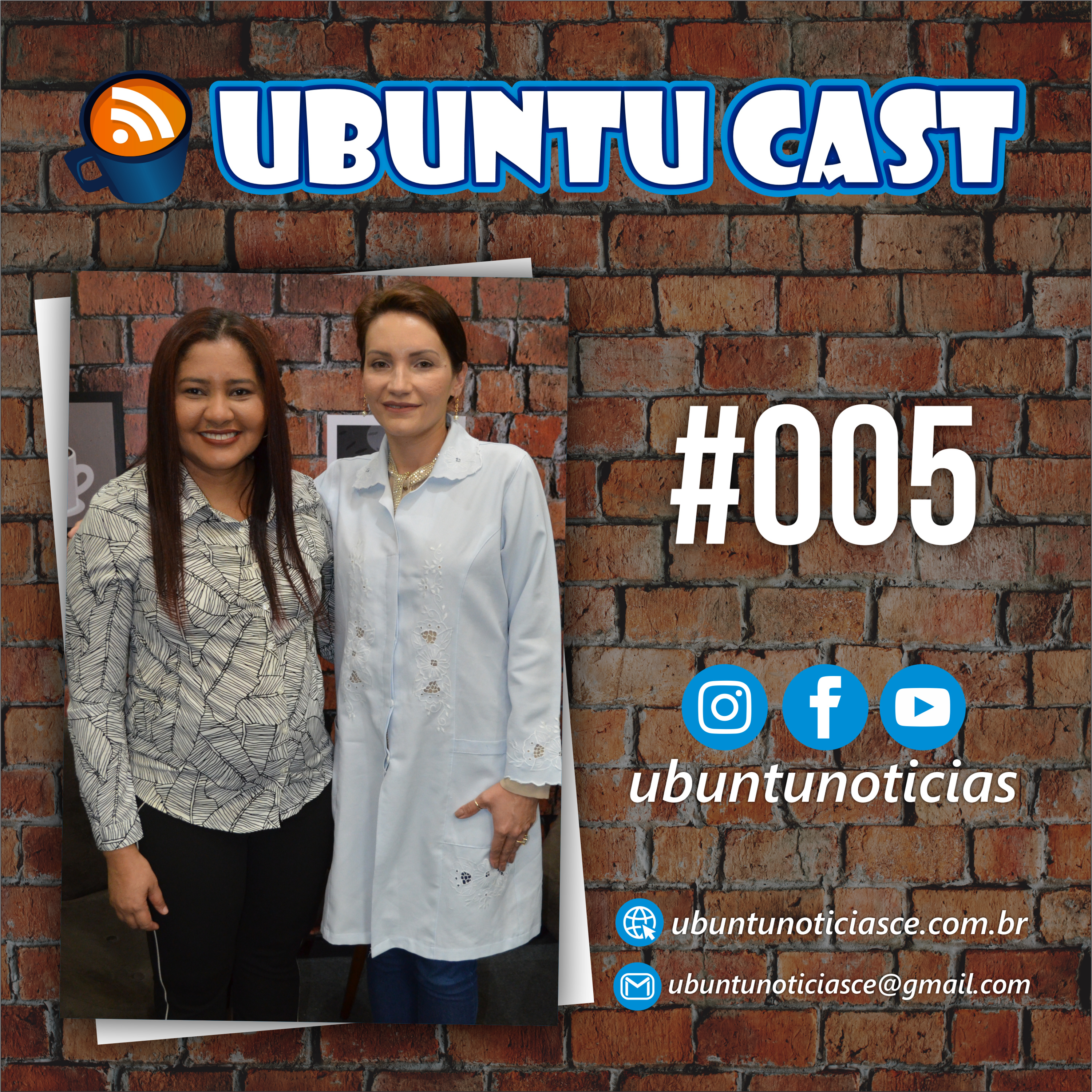 UbuntuCast #005 | Com a Médica Tereza Magda Teles episode artwork