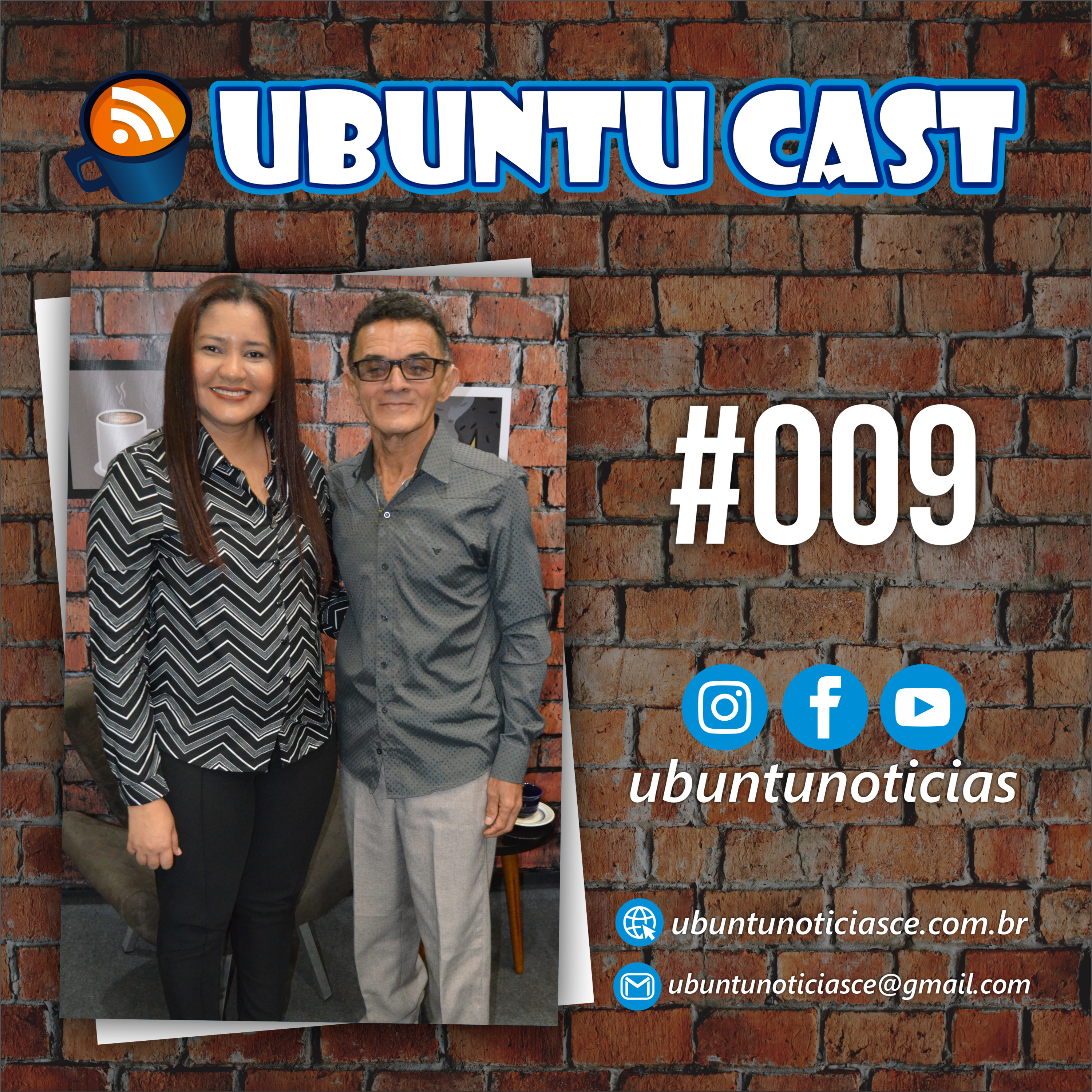 UbuntuCast #009 | Com o Escritor Sandro Cidrão episode artwork